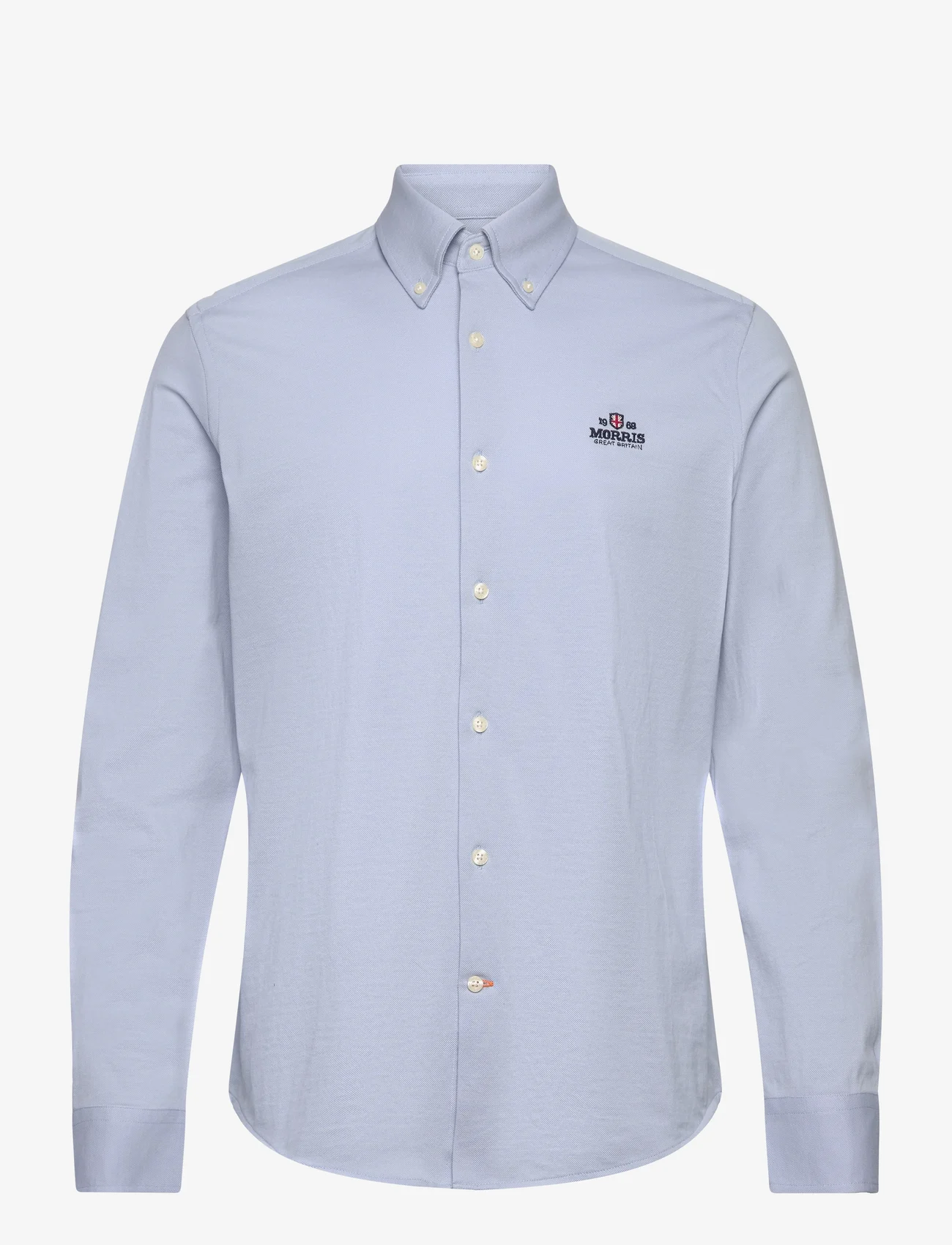 Morris - Eddie Pique Shirt - kasdienio stiliaus marškiniai - light blue - 0