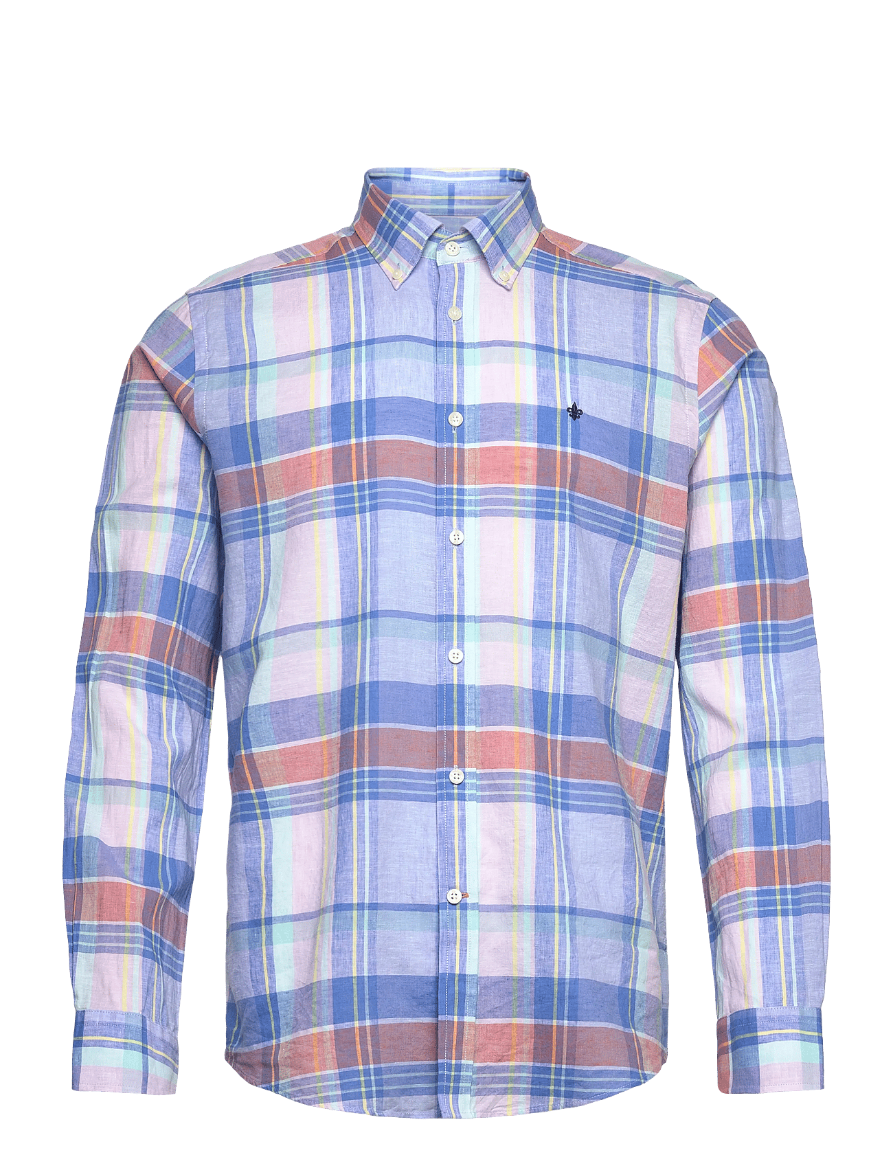 Morris | Happy Linen Check Shirt-Classic Fit | XS