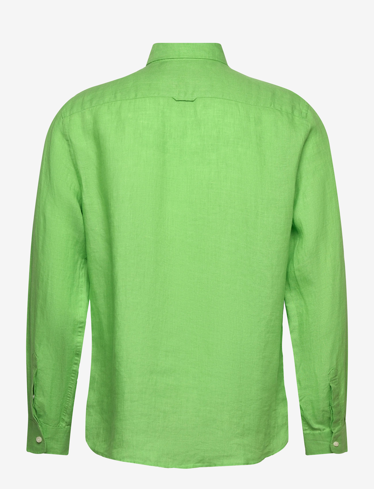 Morris - Douglas Linen Shirt-Classic Fit - basic skjorter - green - 1