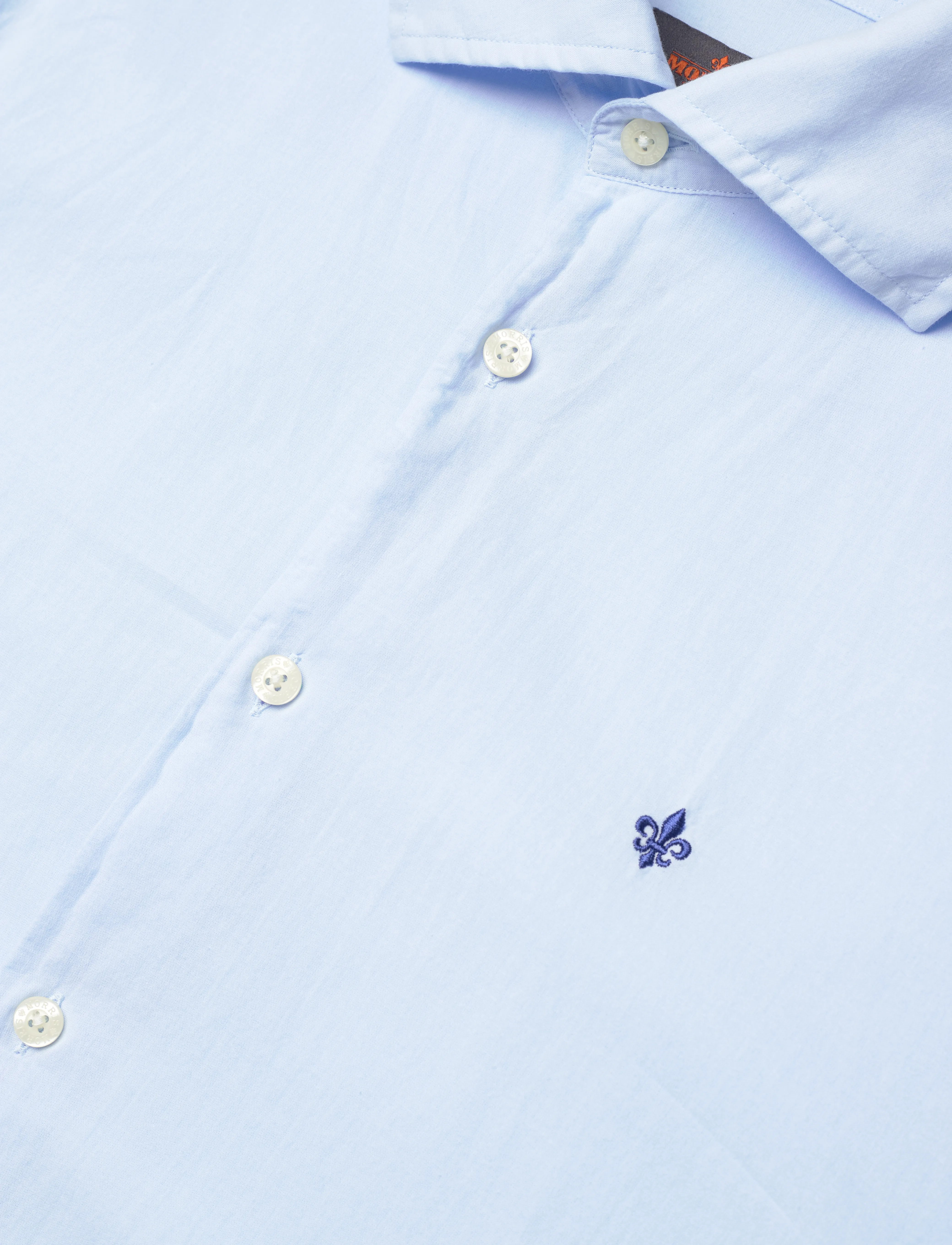 Morris - Summer Lightweight Shirt-Slim Fit - light blue - 3