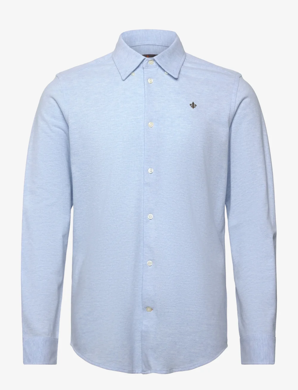 Morris - Camden Piqué Shirt - basic krekli - light blue - 1
