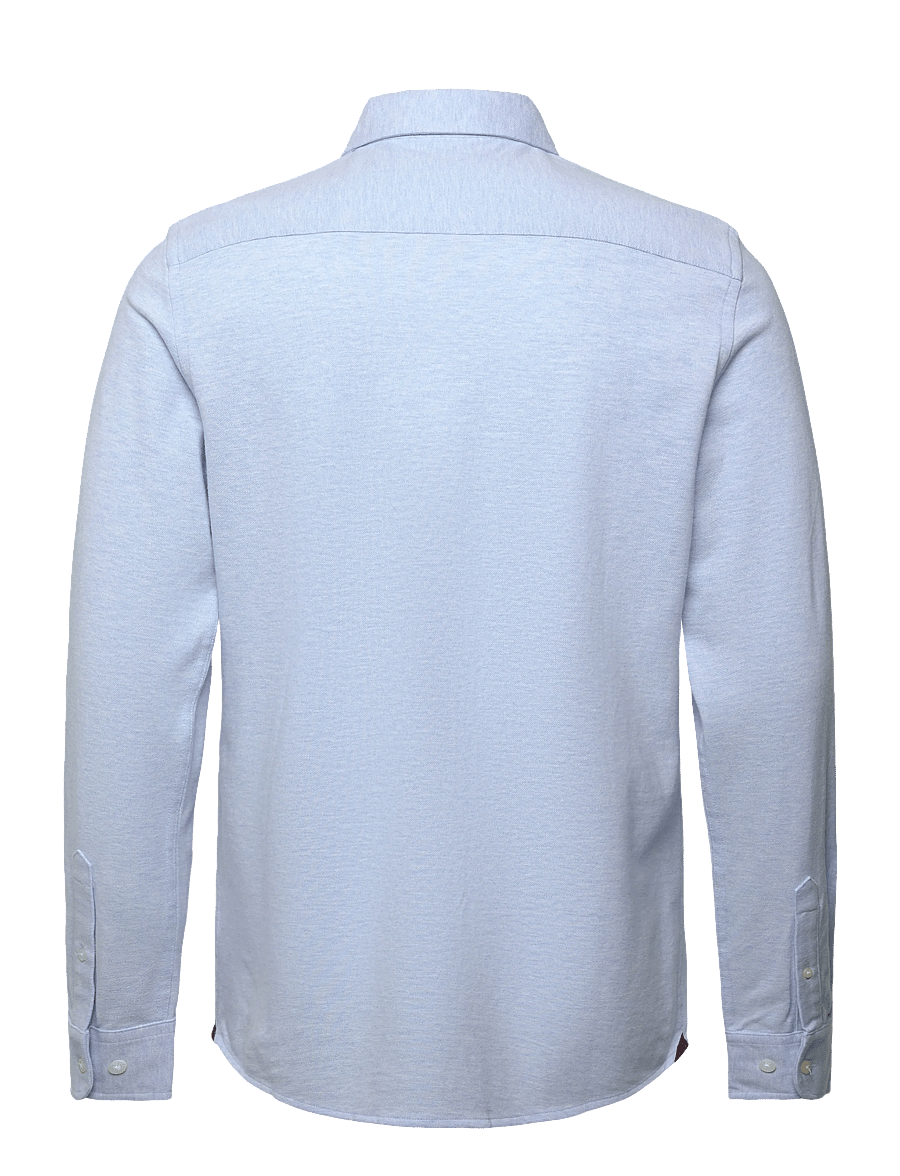 Morris - Camden Piqué Shirt - formelle hemden - light blue - 2