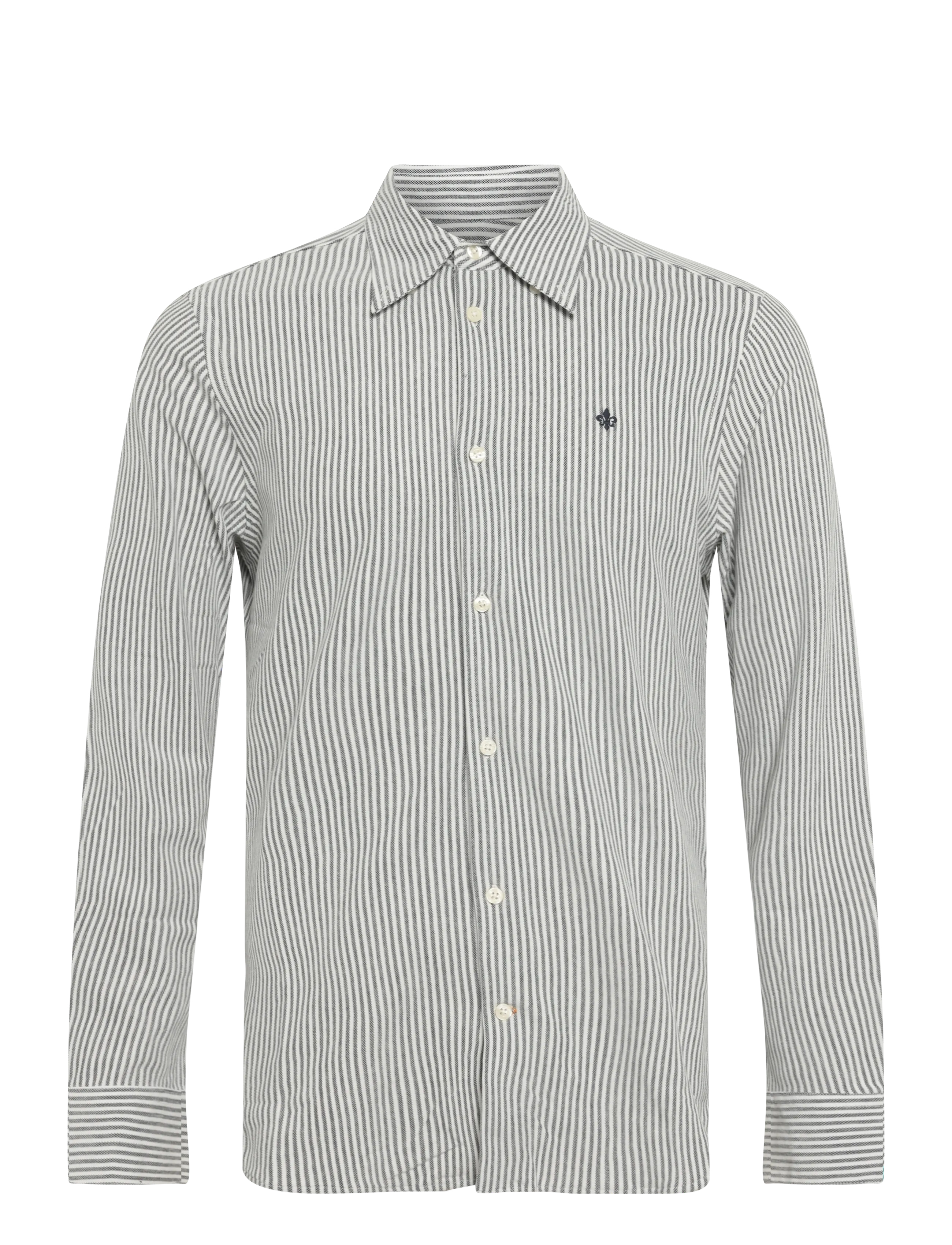 Morris - Camden Piqué Shirt - formelle skjorter - navy - 1