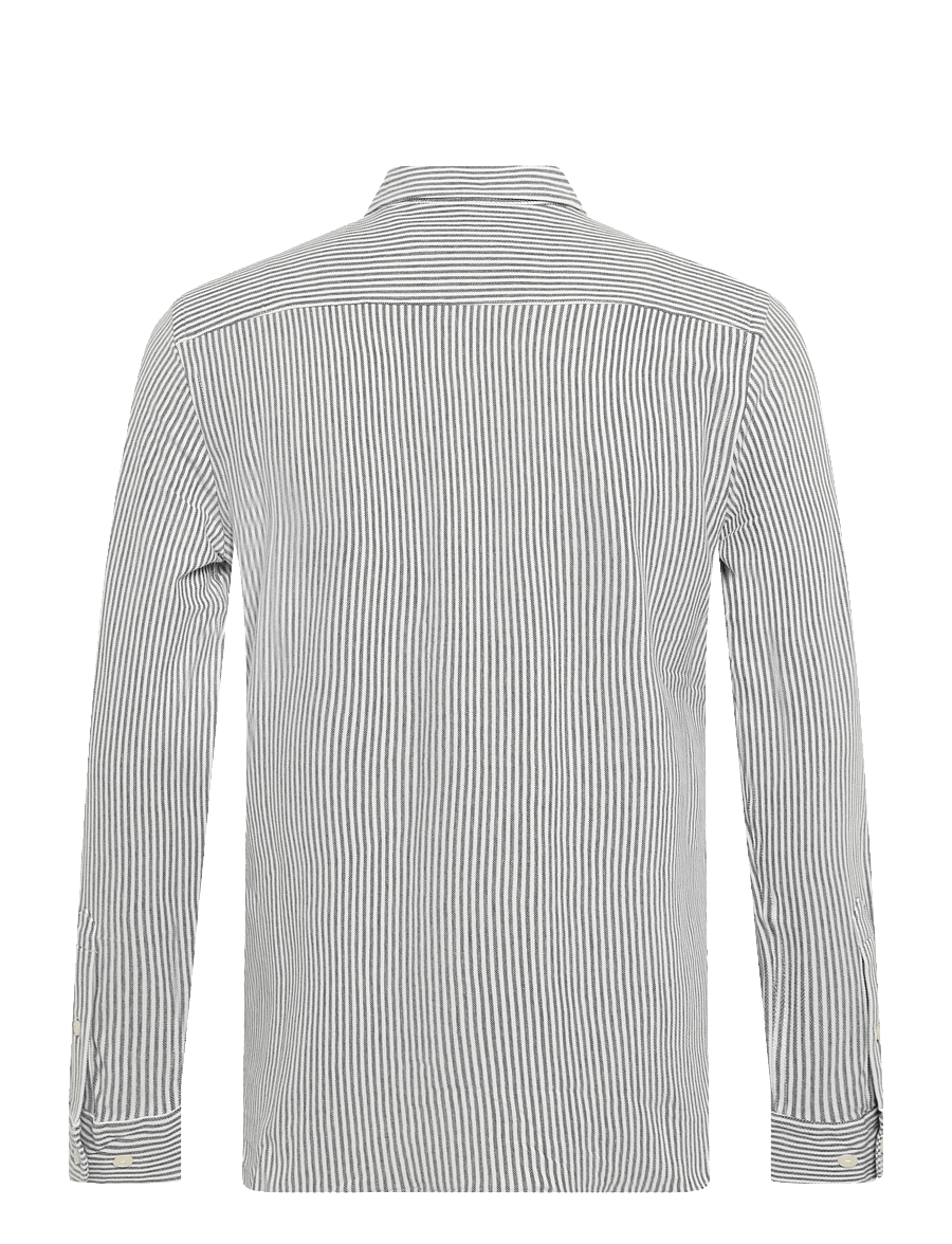 Morris - Camden Piqué Shirt - formelle skjorter - navy - 2