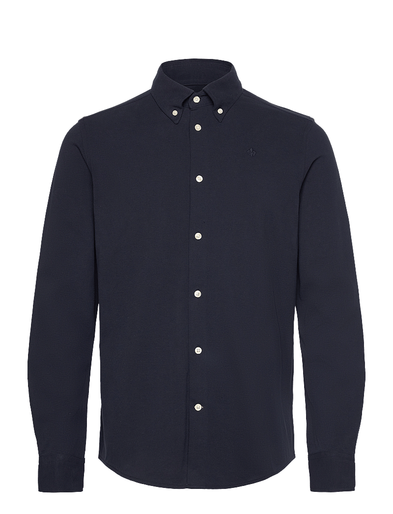 Morris - Camden Piqué Shirt - koszule wizytowe - old blue - 1