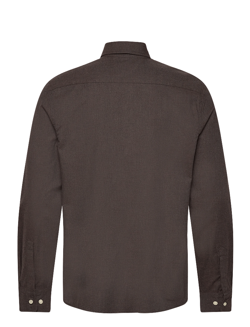 Morris - Watts Flannel Shirt-Slim Fit - basic-hemden - brown - 2