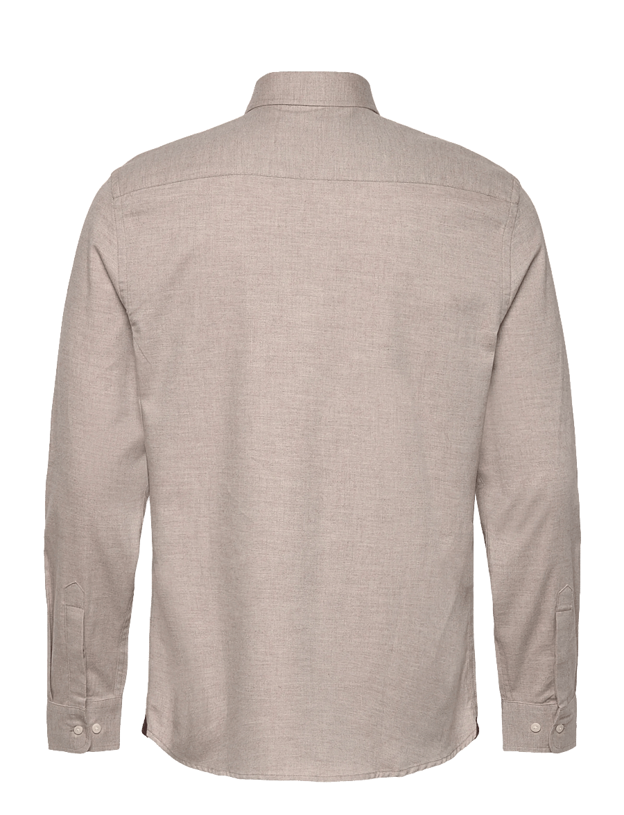 Morris - Watts Flannel Shirt-Slim Fit - flanell-hemden - khaki - 2