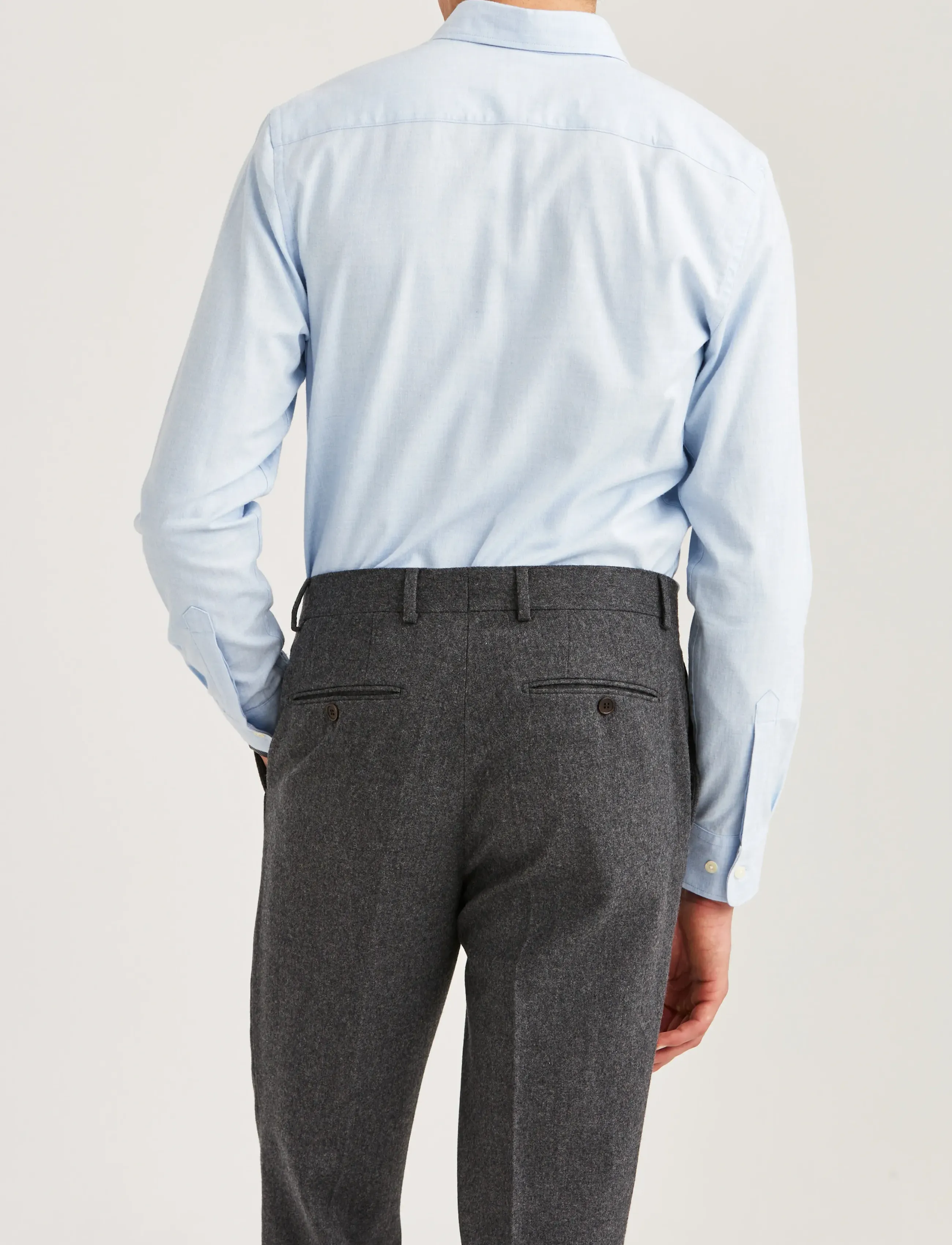 Morris - Watts Flannel Shirt-Slim Fit - light blue - 4