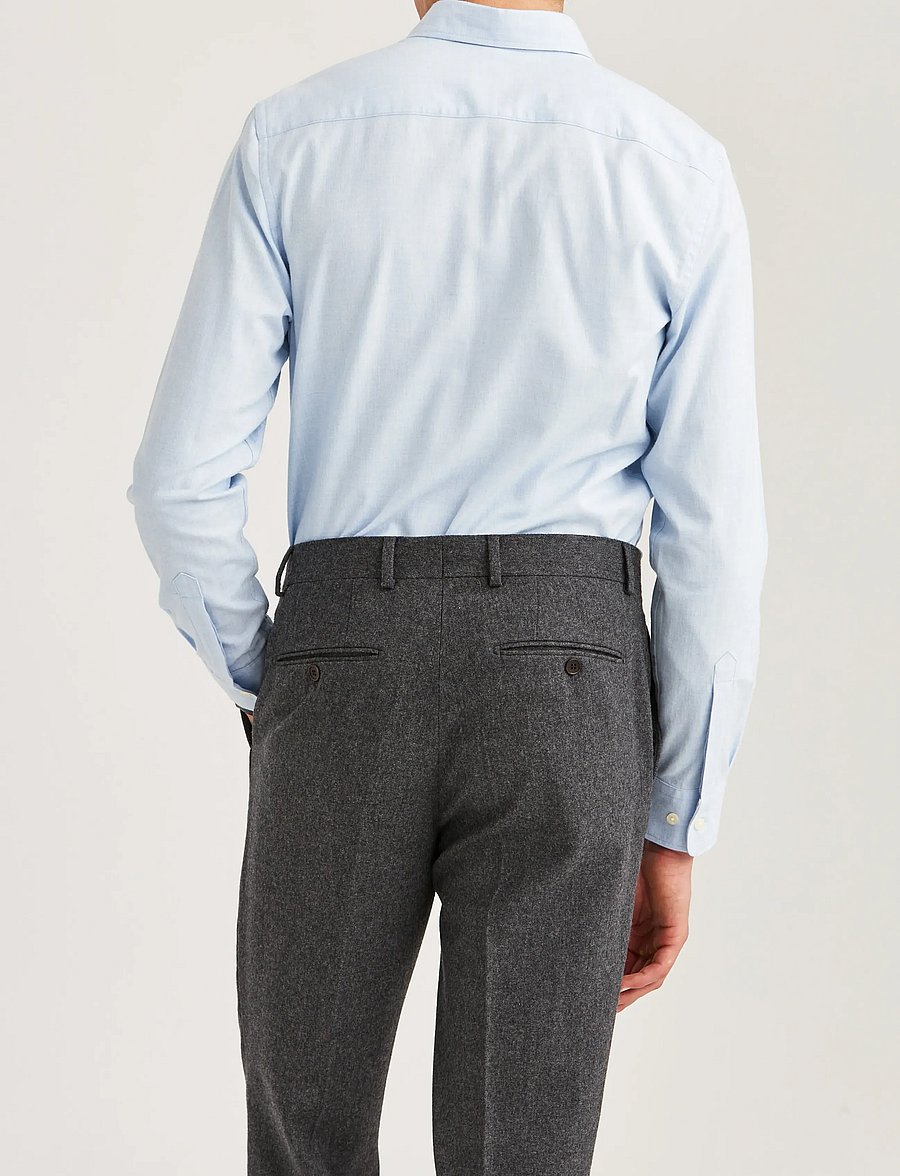 Morris - Watts Flannel Shirt-Slim Fit - light blue - 4