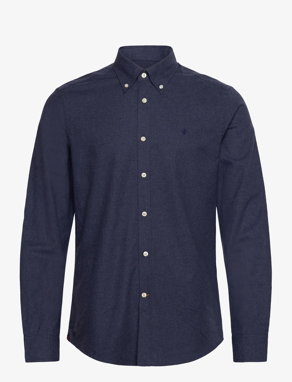 Morris - Watts Flannel Shirt-Slim Fit - basic shirts - navy - 1
