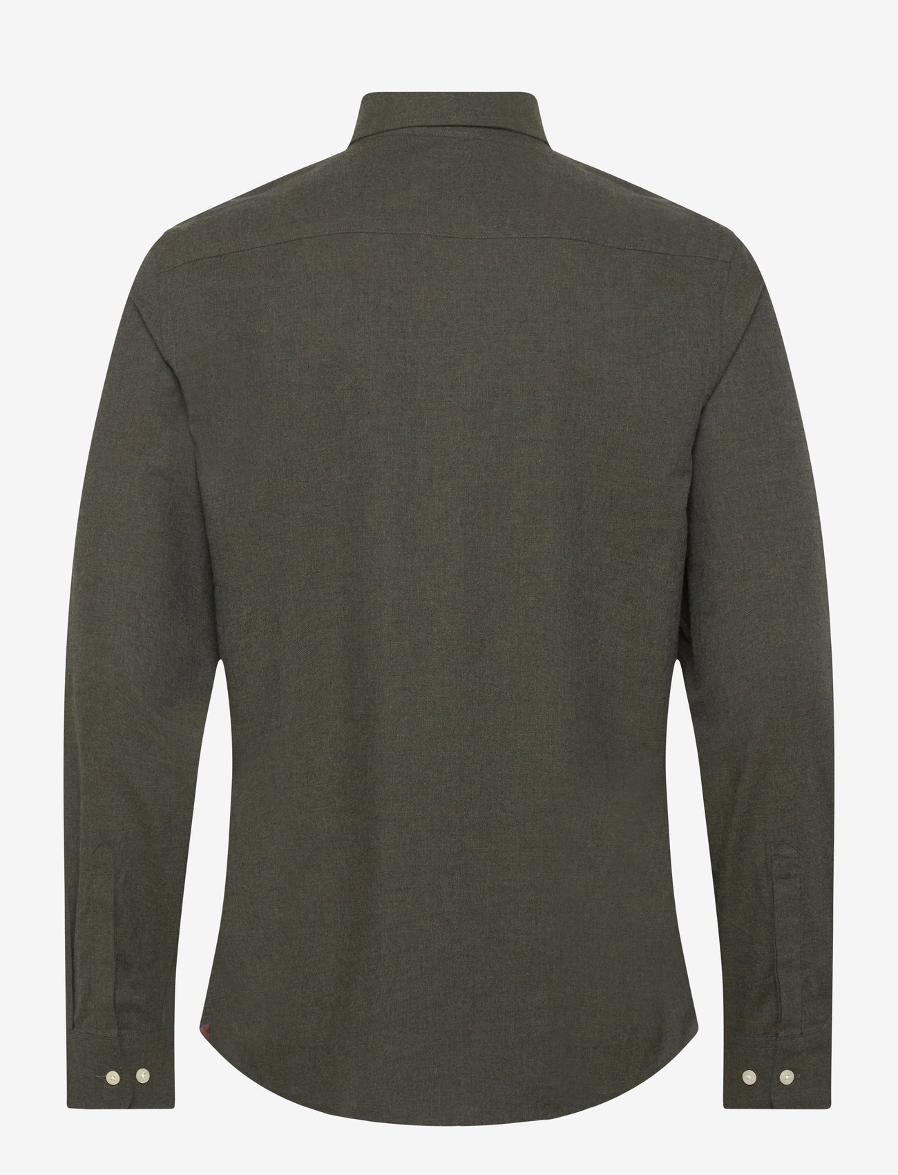 Morris - Watts Flannel Shirt-Slim Fit - flanellskjortor - olive - 2