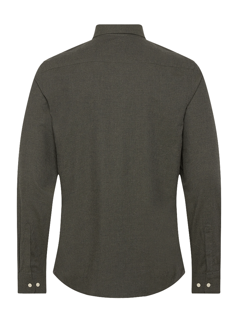 Morris - Watts Flannel Shirt-Slim Fit - flanellskjortor - olive - 2