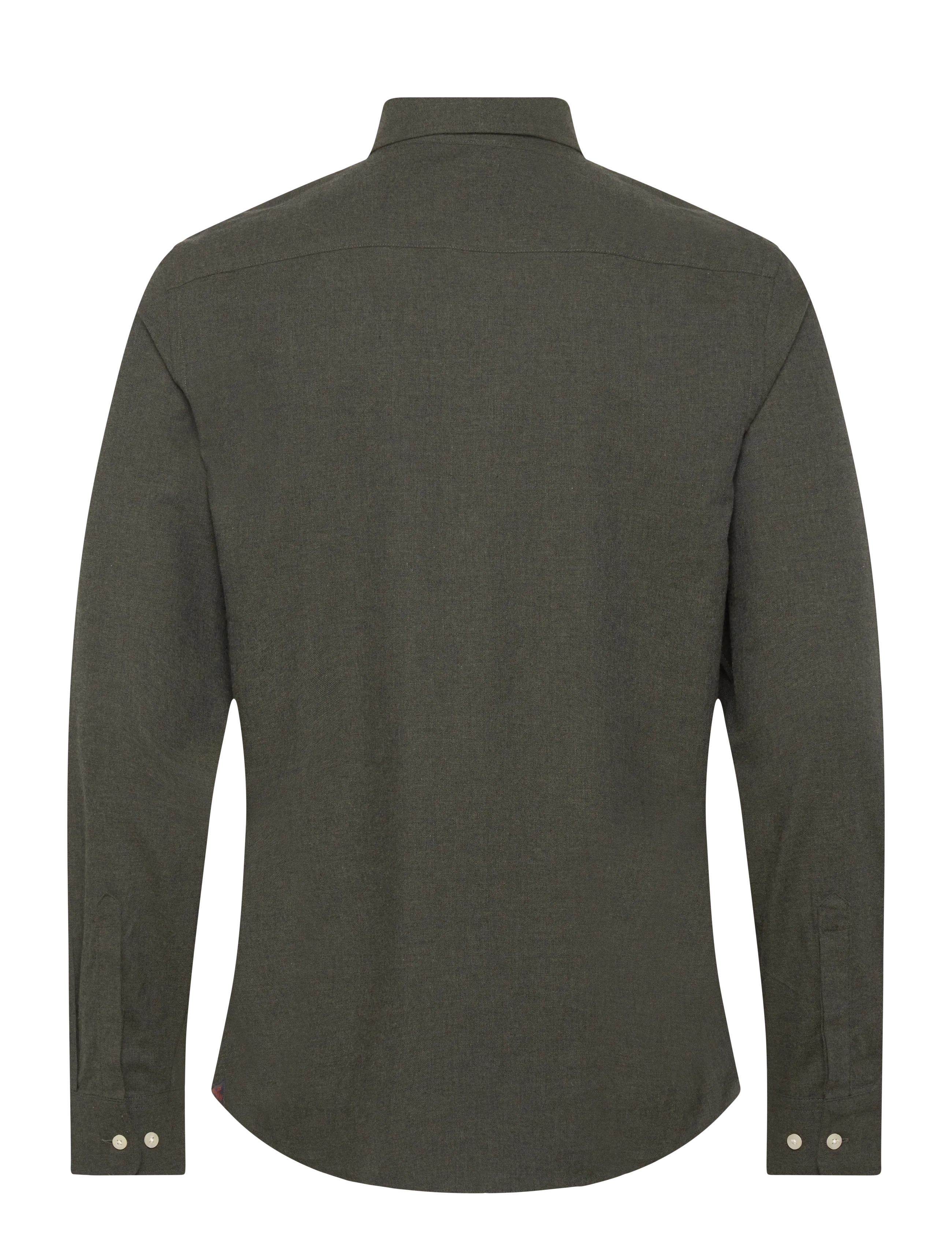 Morris - Watts Flannel Shirt-Slim Fit - olive - 2