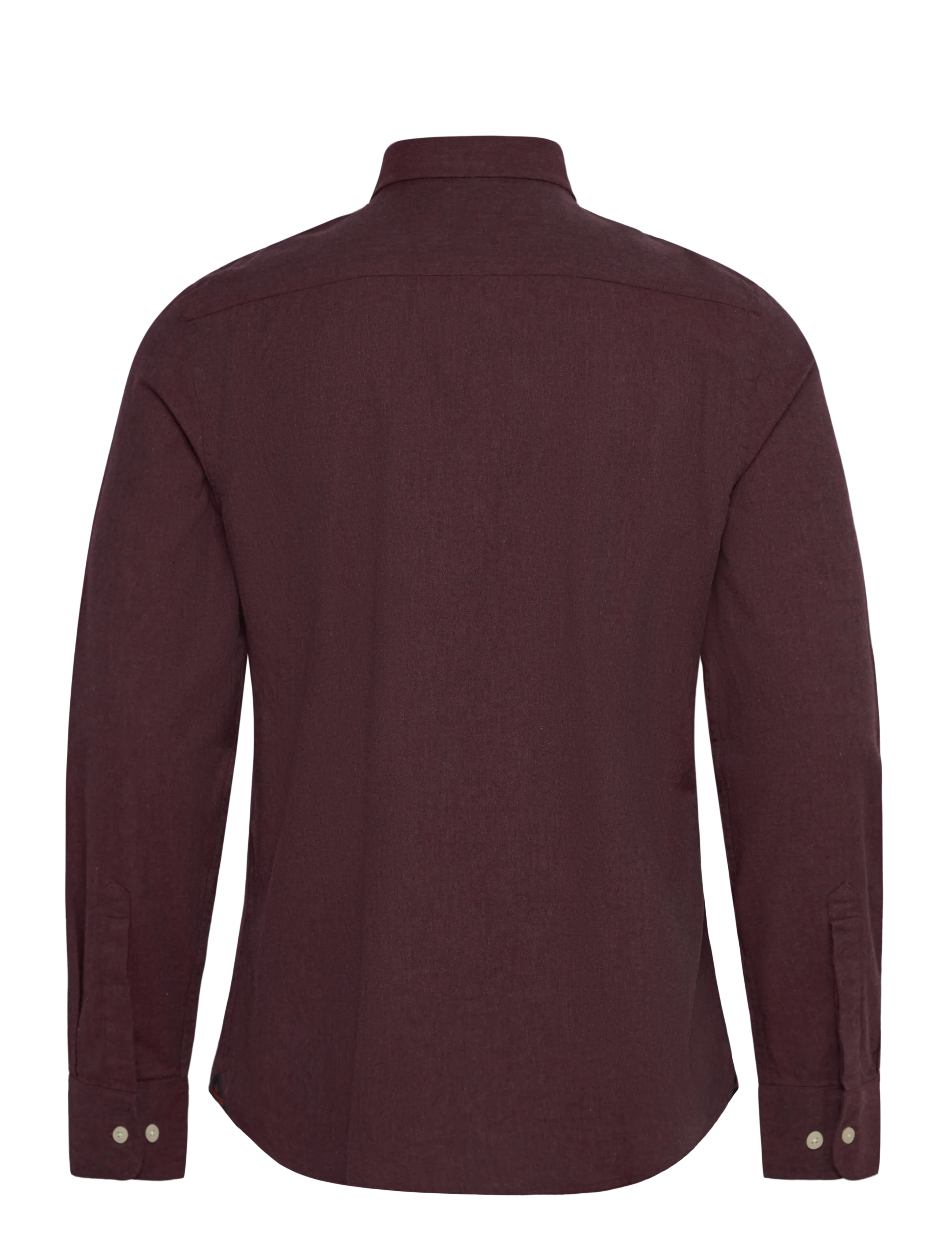 Morris - Watts Flannel Shirt-Slim Fit - wine red - 2