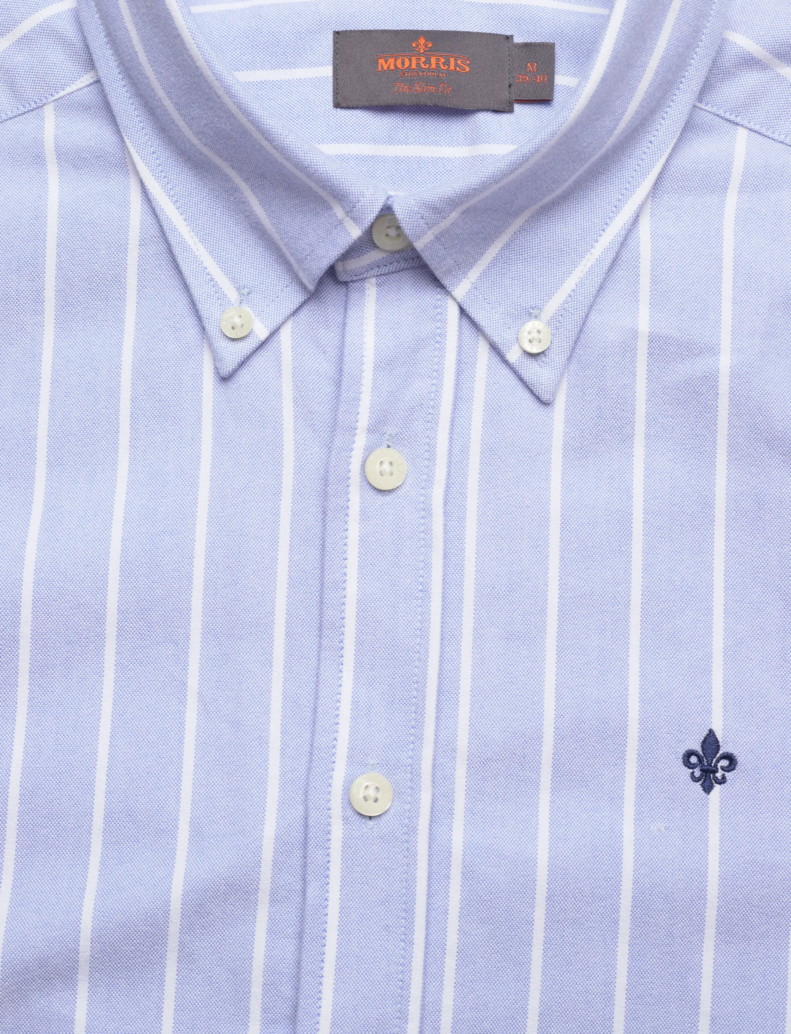 Morris - Douglas Oxford Stripe-Slim Fit - light blue - 5