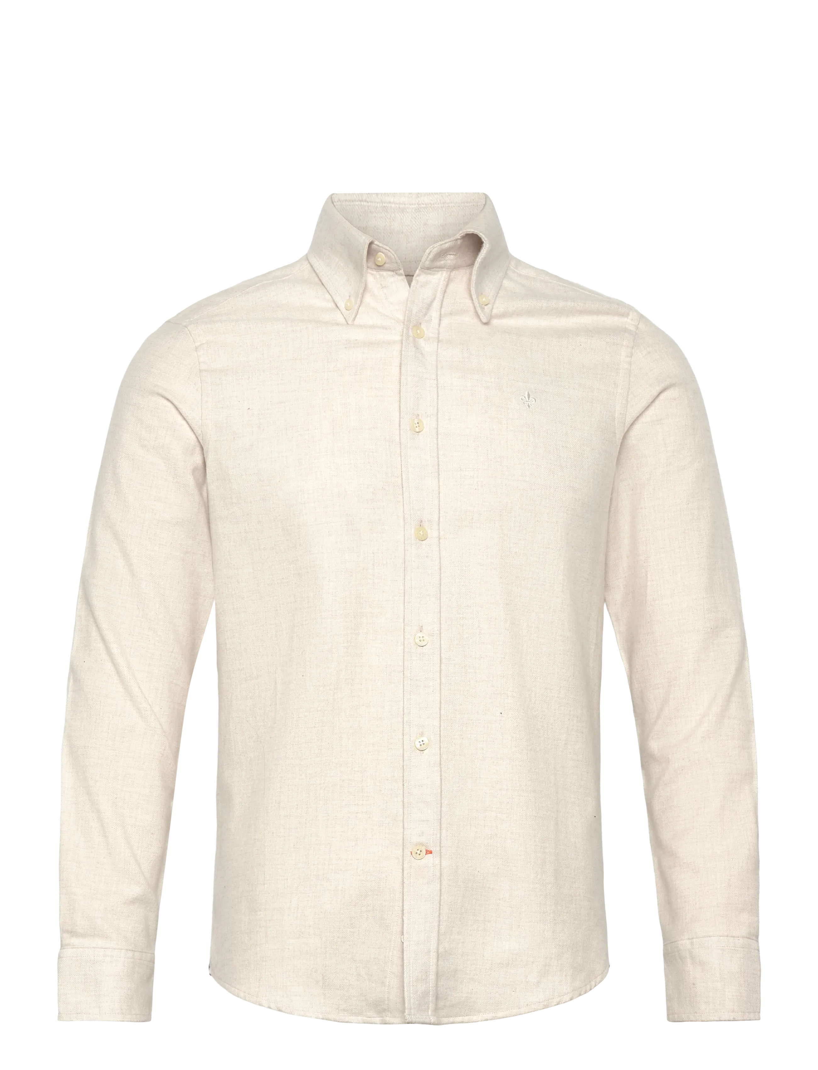 Morris - Twill Flannel Shirt-Slim Fit - off white - 1
