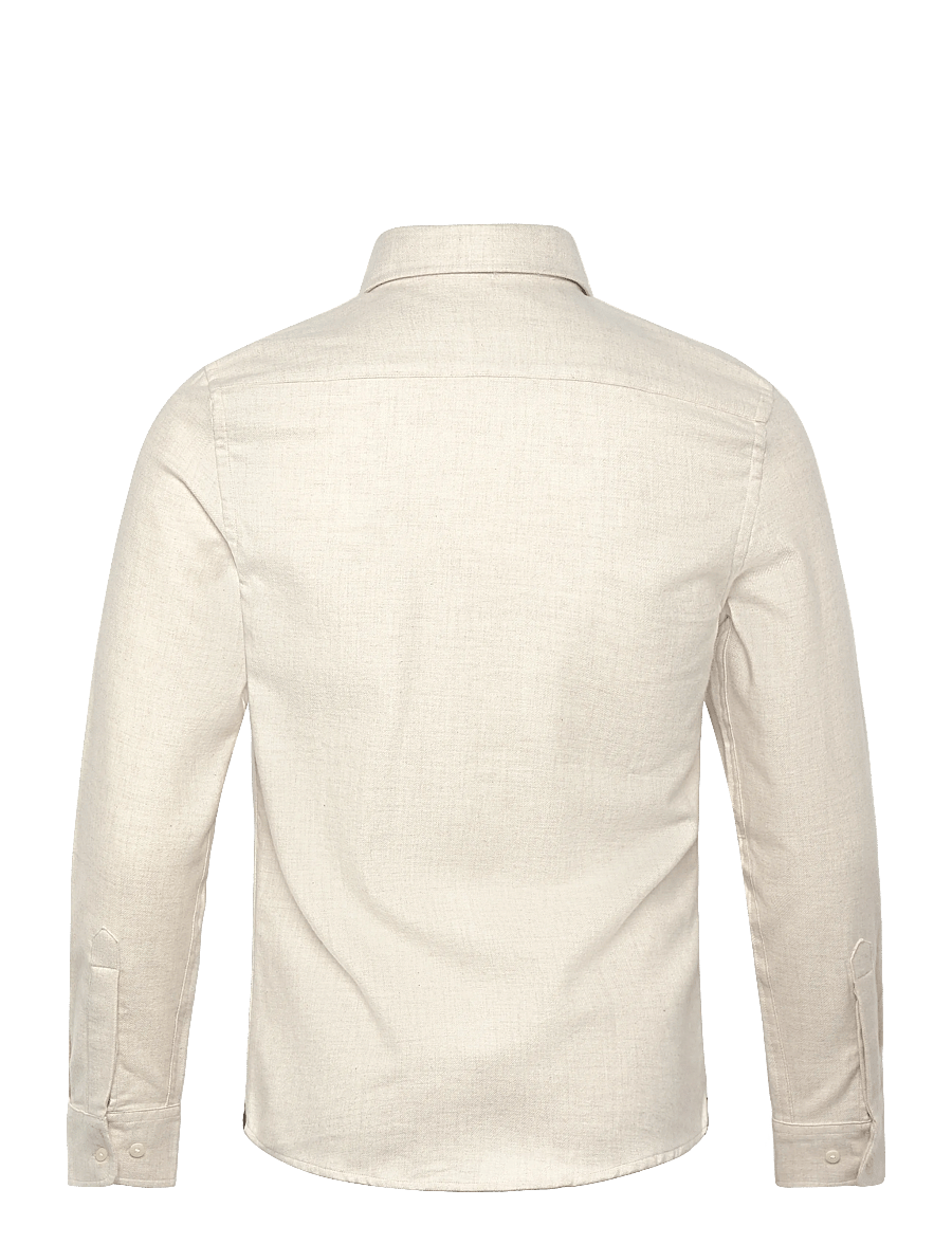 Morris - Twill Flannel Shirt-Slim Fit - flanell-hemden - off white - 2