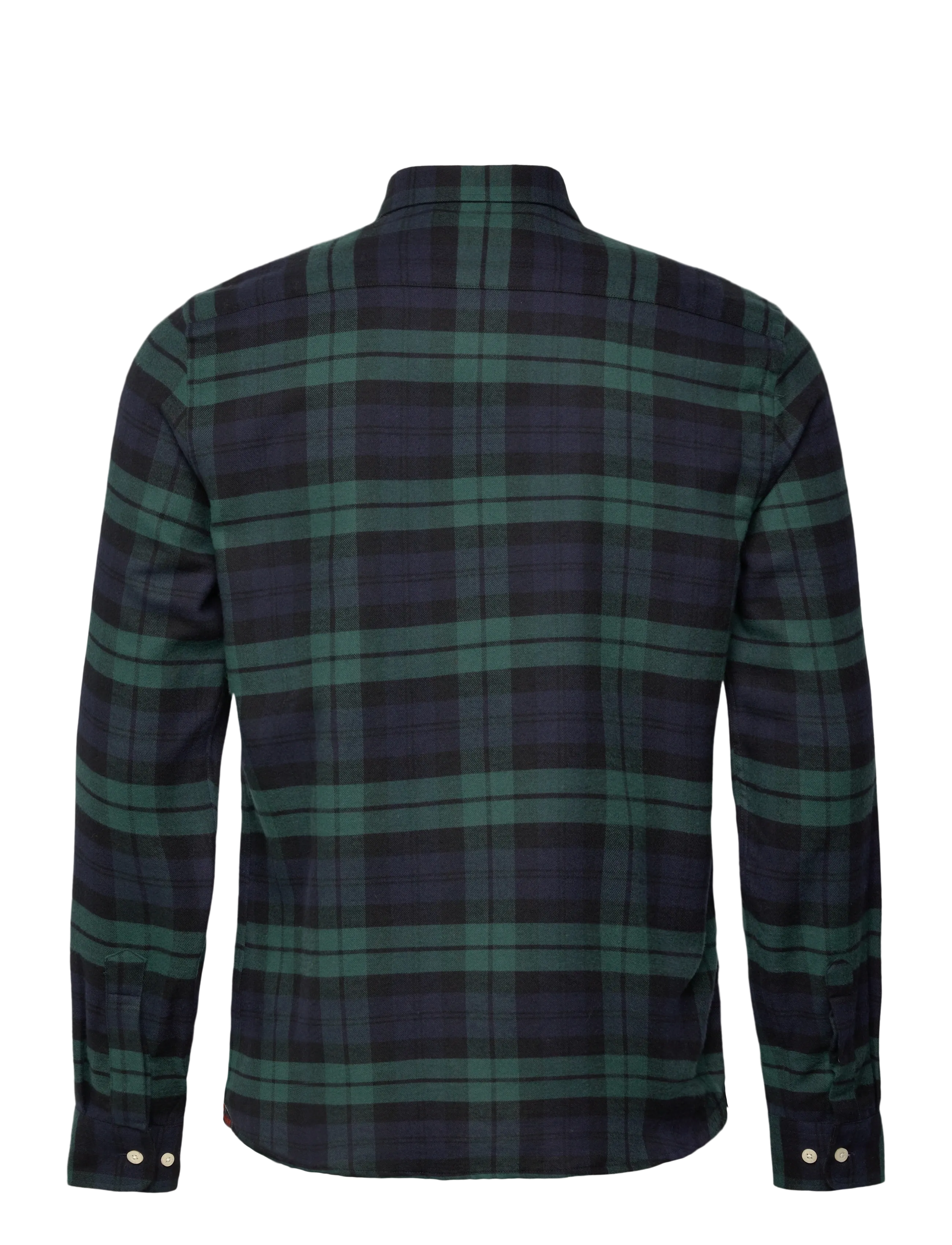 Morris - Soft Twill Tartan Shirt-Slim Fit - karierte hemden - navy - 2