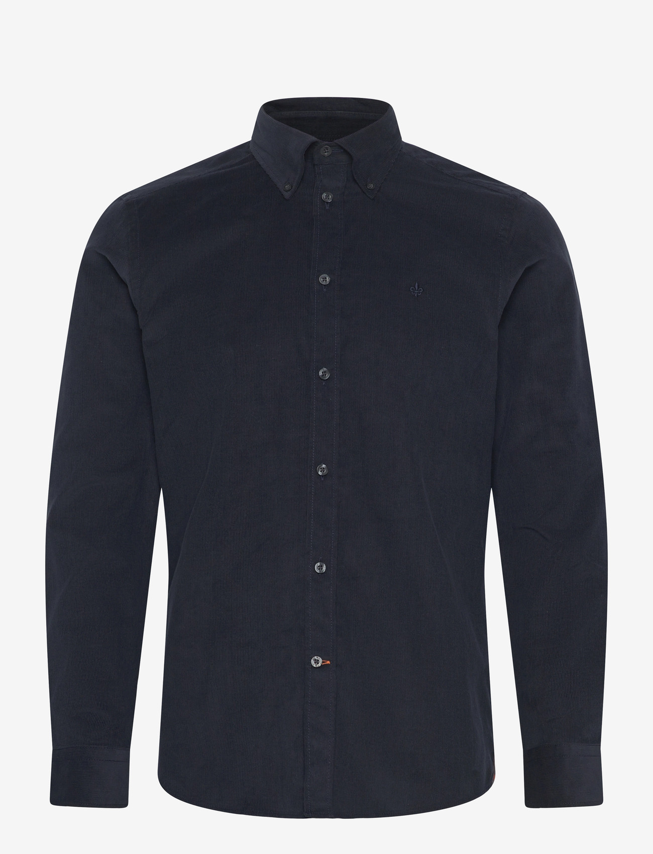 Morris - Douglas Cord Shirt-Slim Fit - fløjlsskjorter - blue - 1