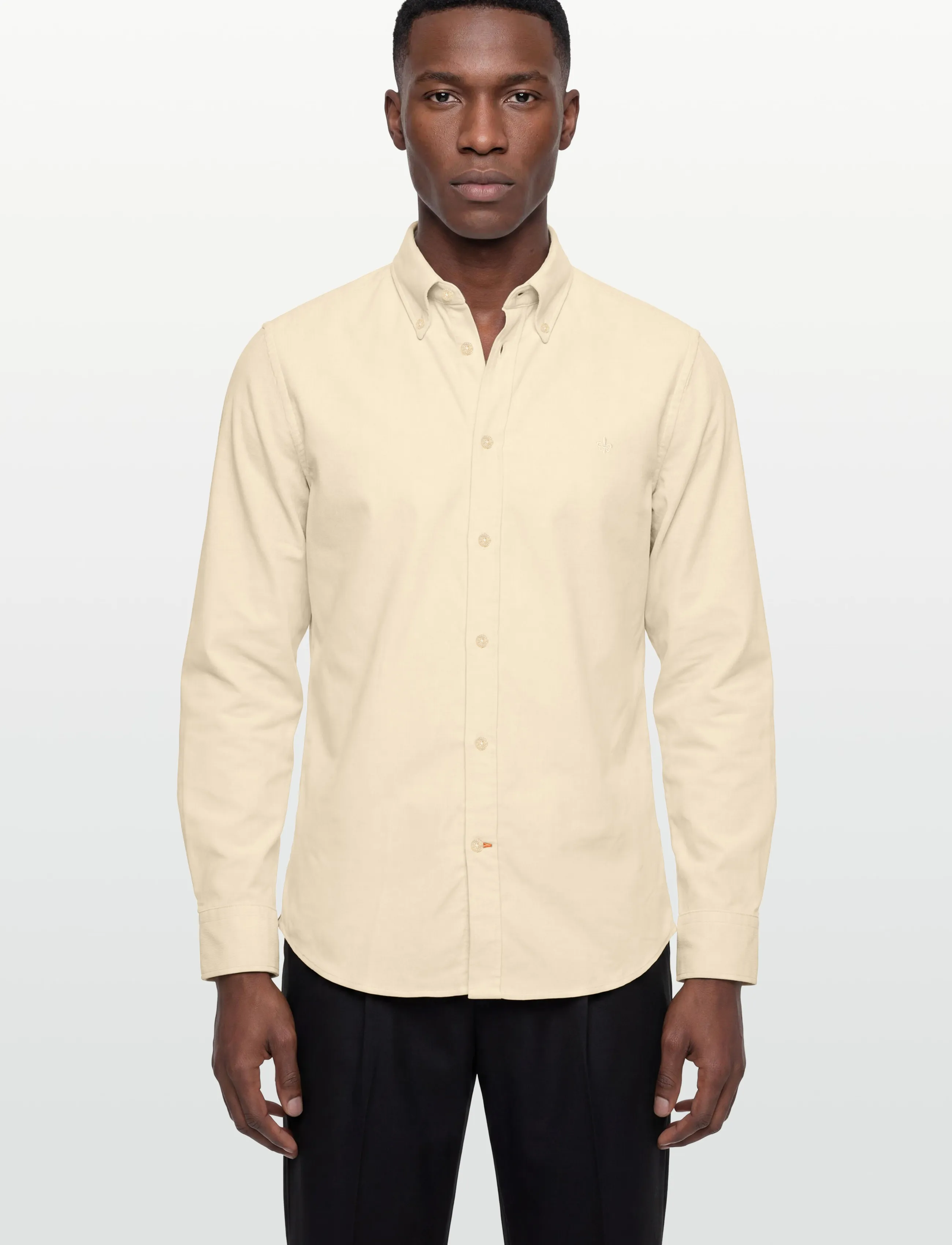 Morris - Douglas Cord Shirt-Slim Fit - prekės kiekvienai progai - off white - 3