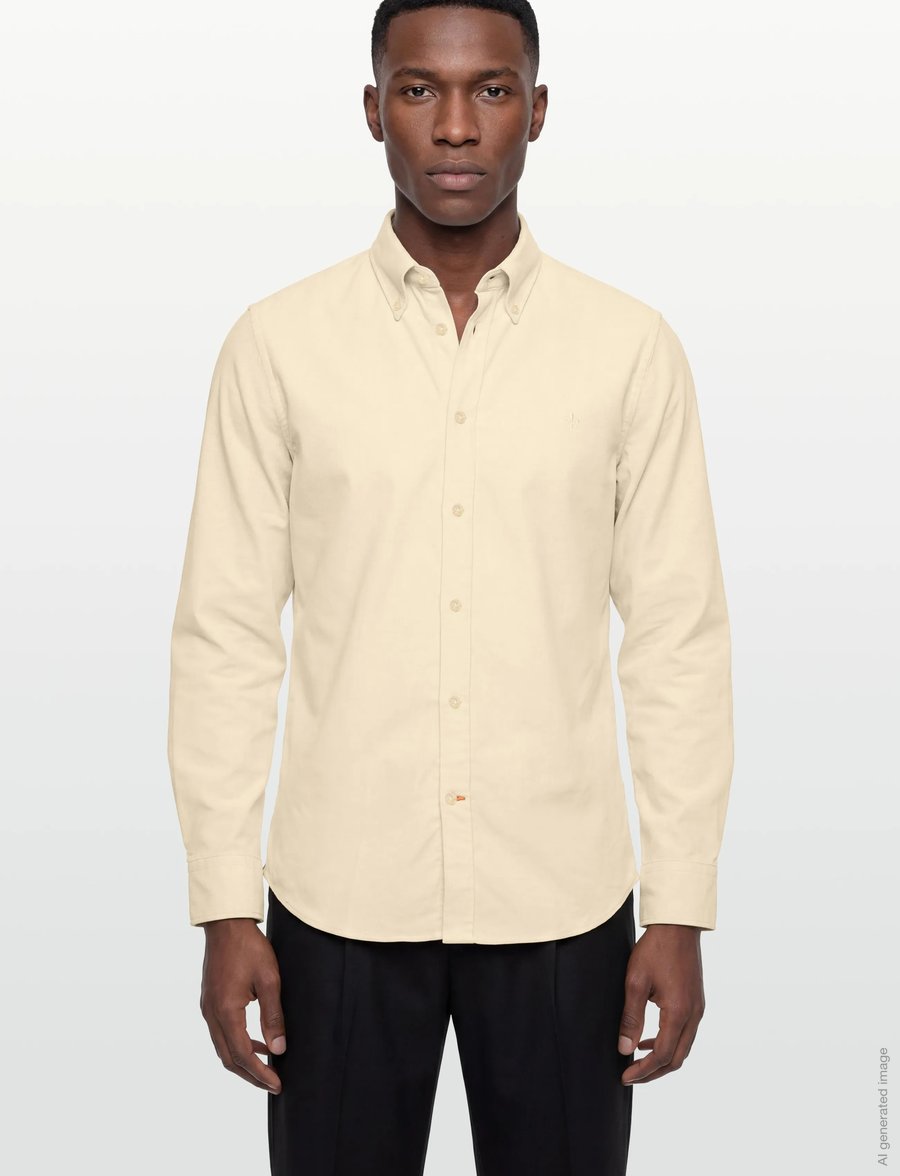 Morris - Douglas Cord Shirt-Slim Fit - chemises en velours côtelé - off white - 3