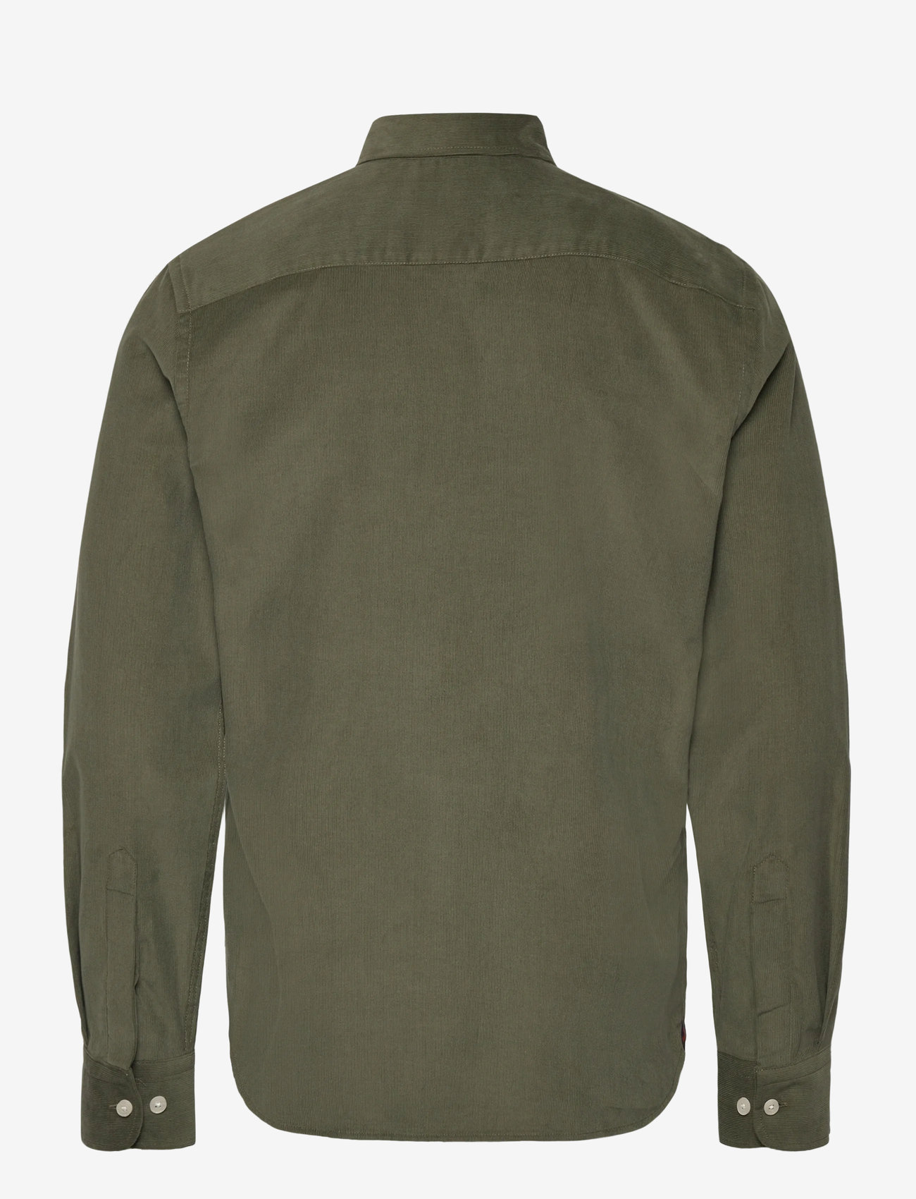 Morris - Douglas Cord Shirt-Slim Fit - fløjlsskjorter - olive - 2