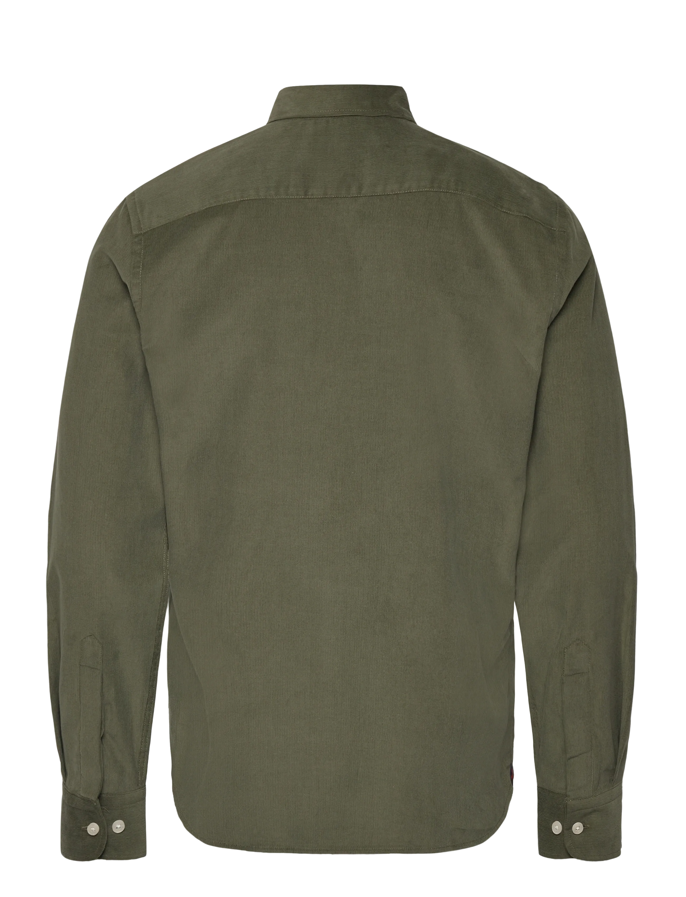 Morris - Douglas Cord Shirt-Slim Fit - corduroy shirts - olive - 2