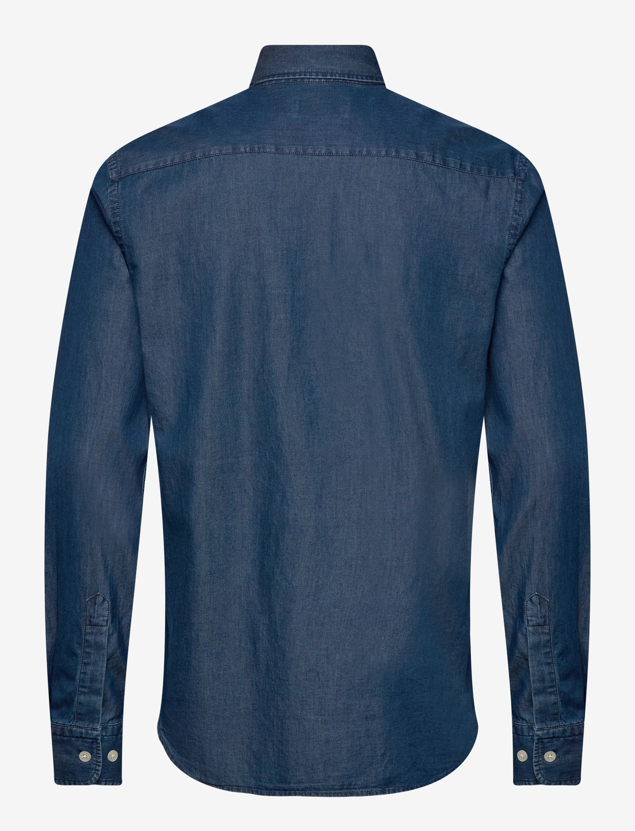 Morris - Light Denim Shirt-Slim Fit - denimowe koszulki - blue - 2