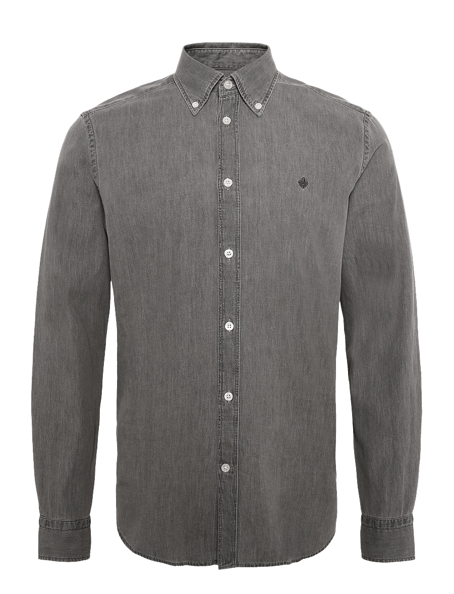 Morris - Light Denim Shirt-Slim Fit - jeanshemden - grey - 1