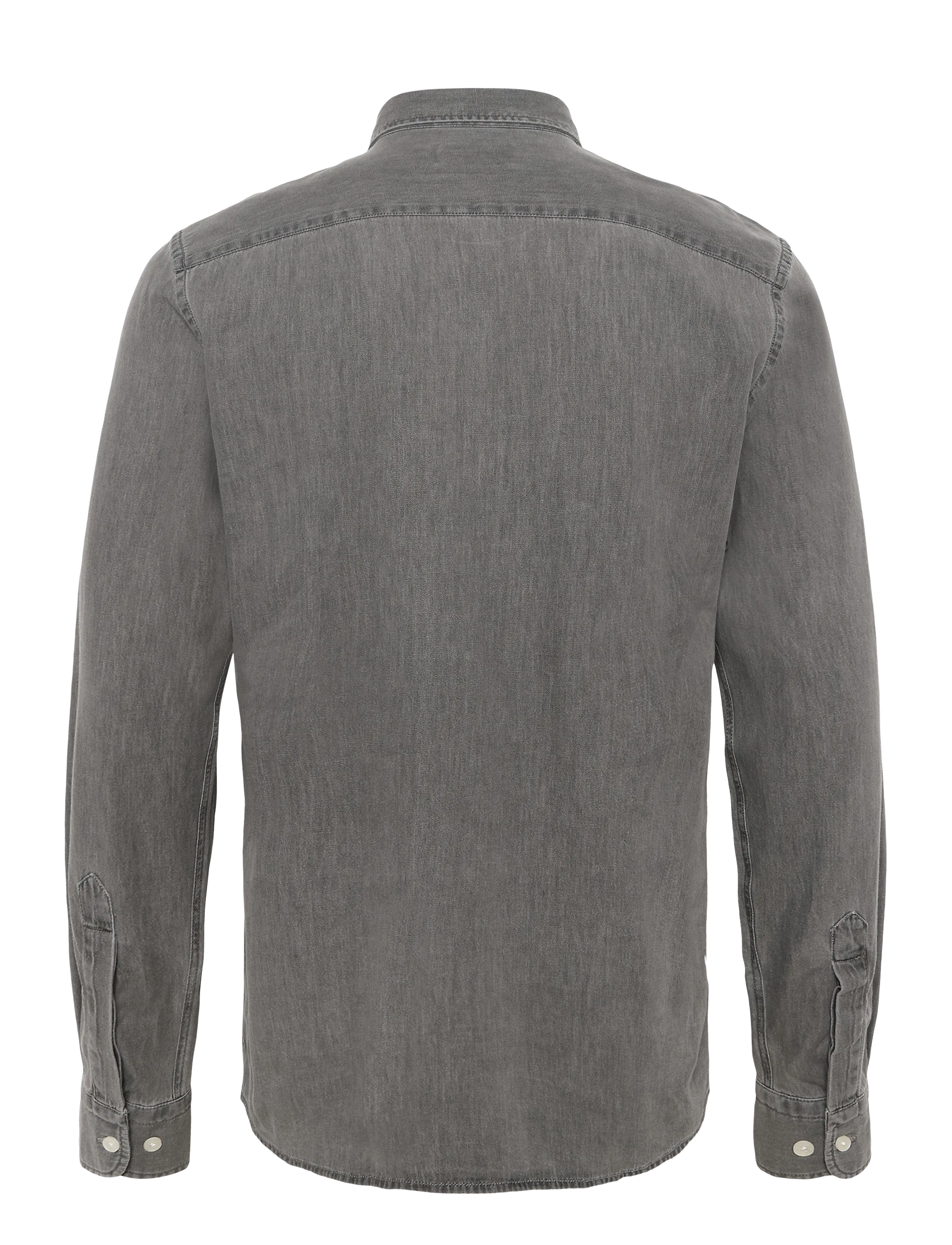 Morris - Light Denim Shirt-Slim Fit - grey - 2