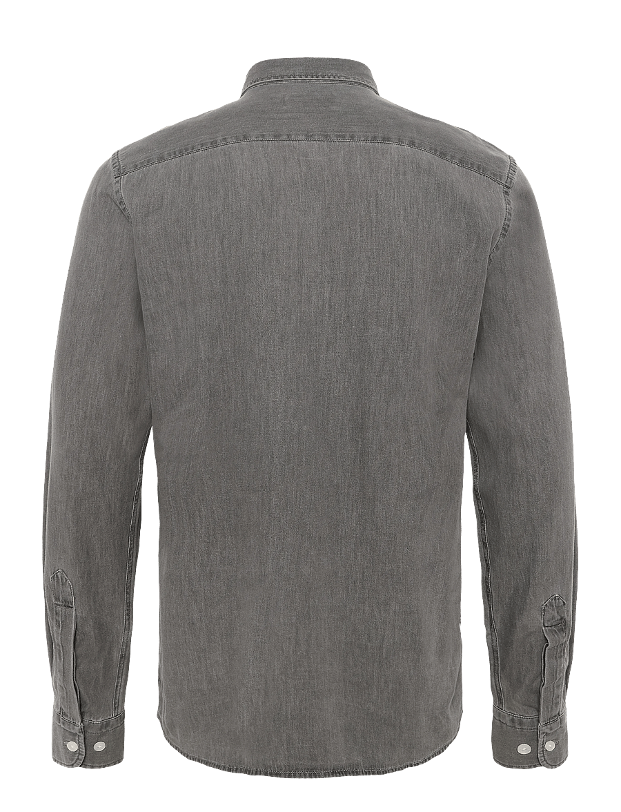 Morris - Light Denim Shirt-Slim Fit - jeanshemden - grey - 2