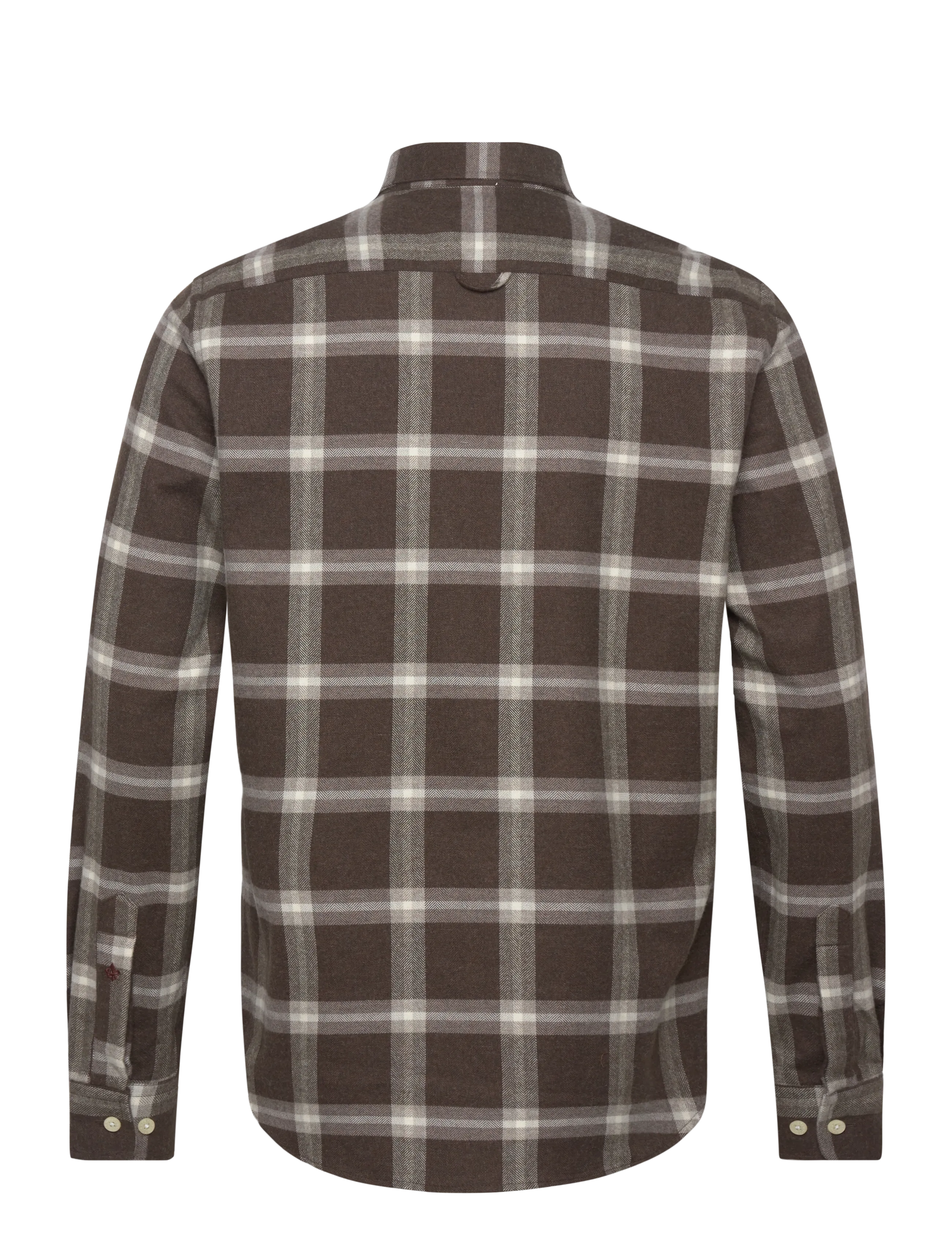 Morris - Soft Lama Shirt-Classic Fit - casual skjorter - brown - 2