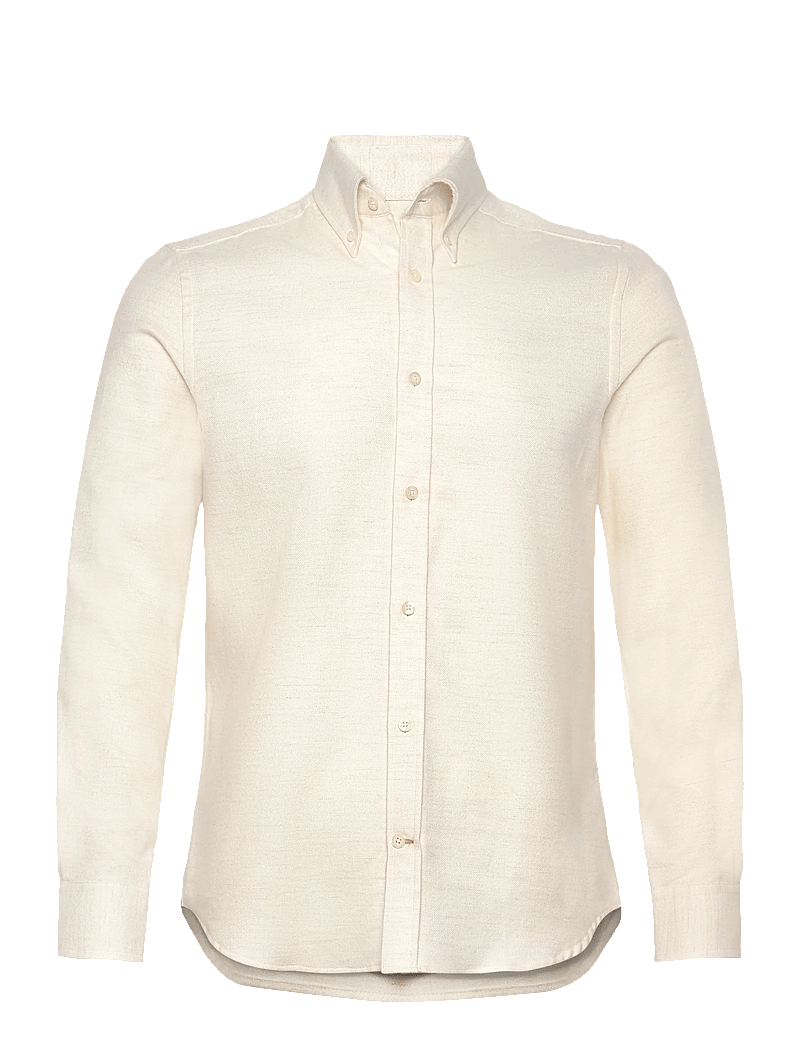 Morris - Soft Lama Shirt-Classic Fit - casual hemden - off white - 1