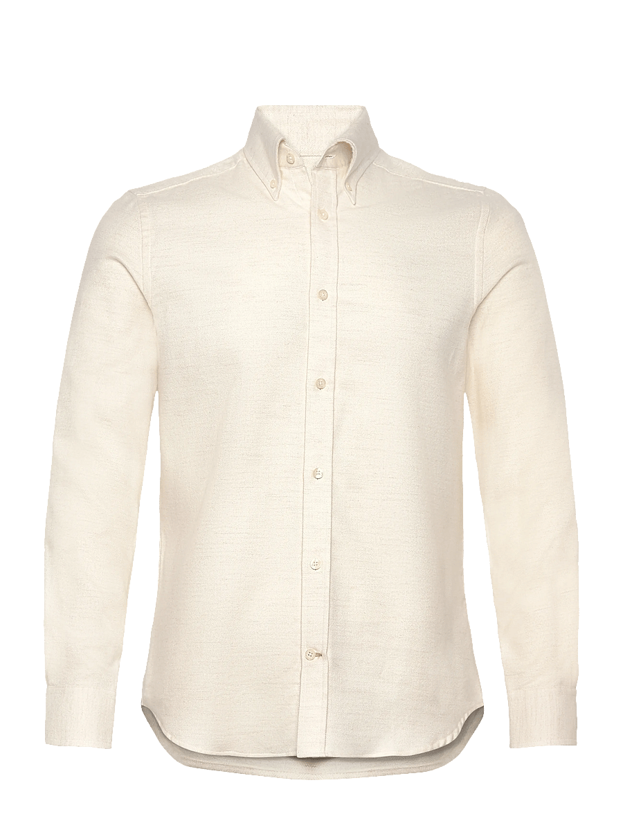 Morris - Soft Lama Shirt-Classic Fit - freizeithemden - off white - 1