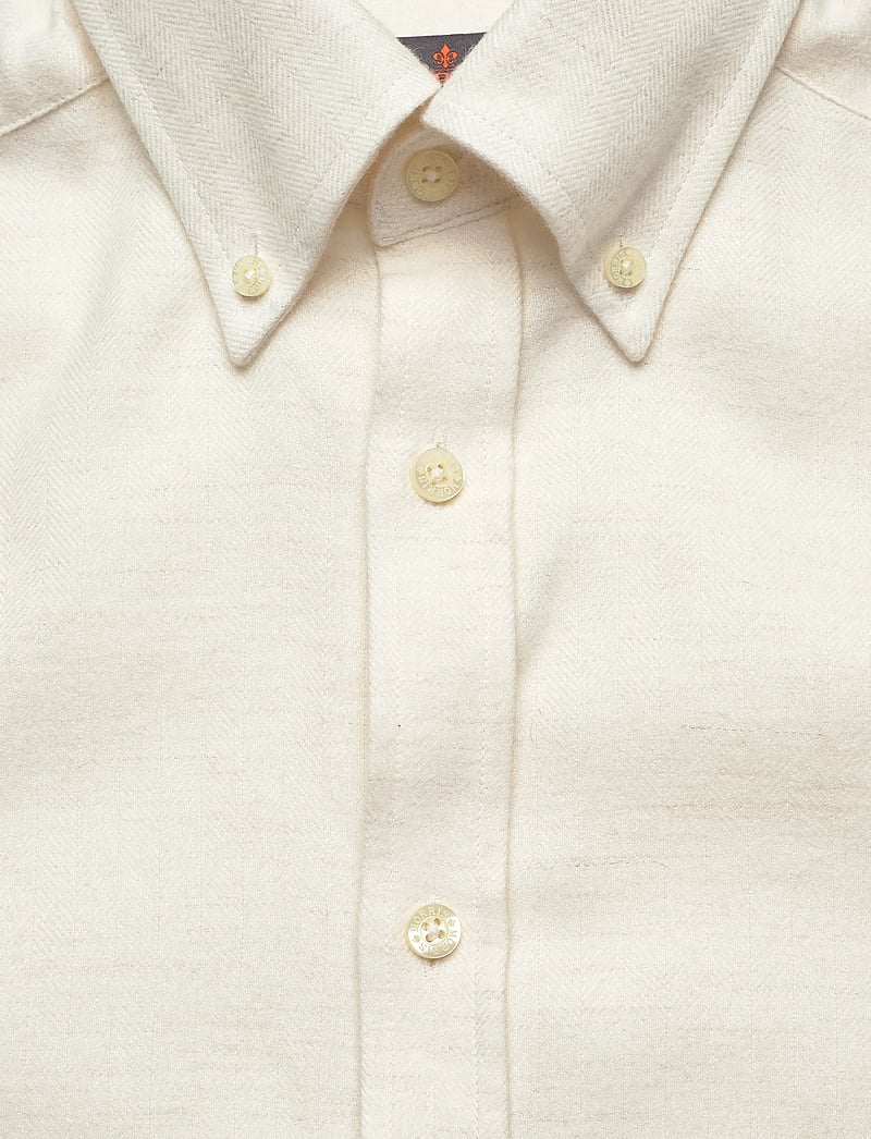 Morris - Soft Lama Shirt-Classic Fit - casual hemden - off white - 5