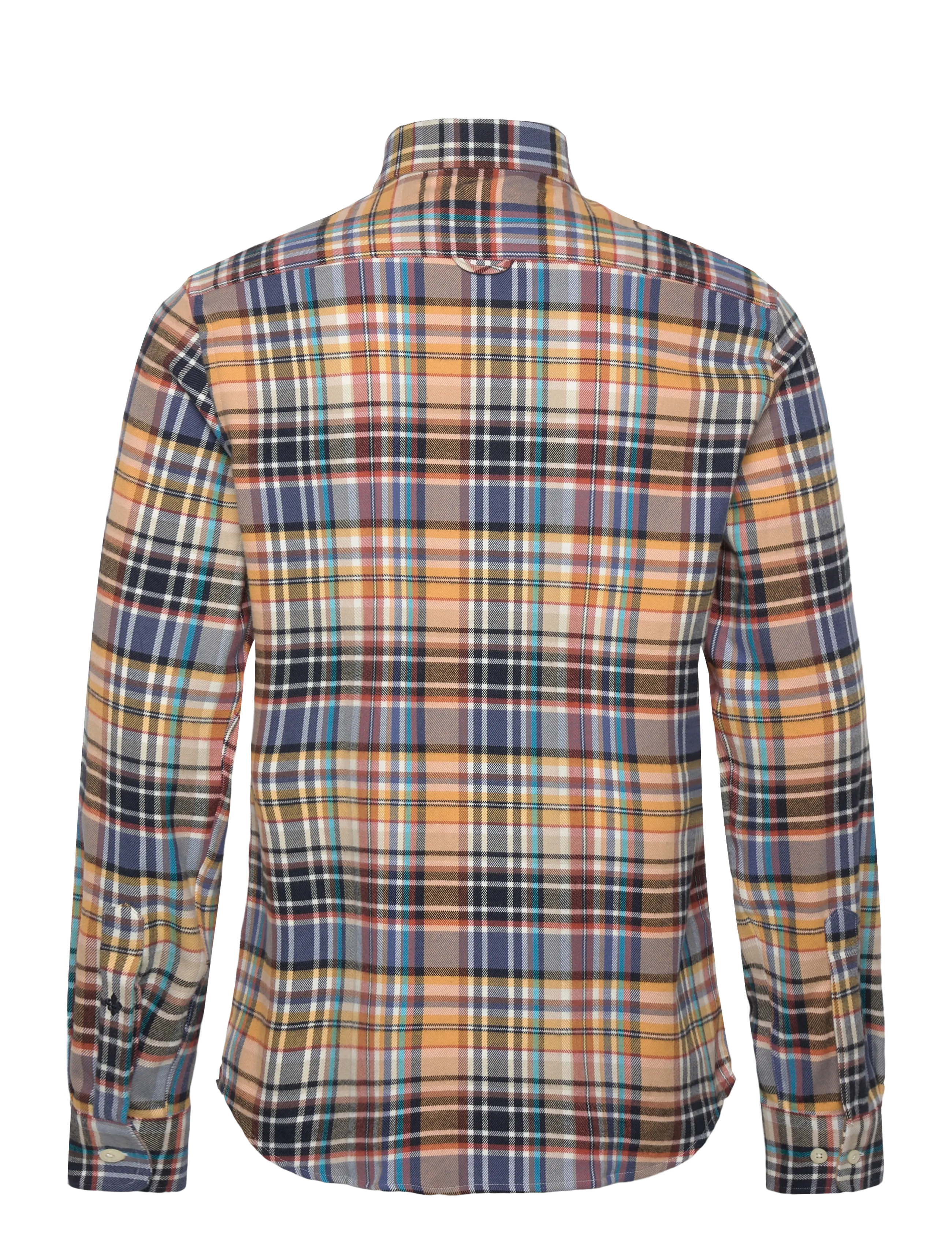 Morris - Happy Tartan Check Shirt-Classic Fit - ternede skjorter - yellow - 2
