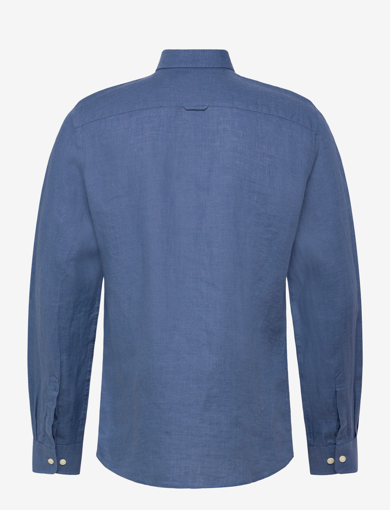 Morris - Douglas Linen Shirt-Classic Fit - hørskjorter - blue - 2