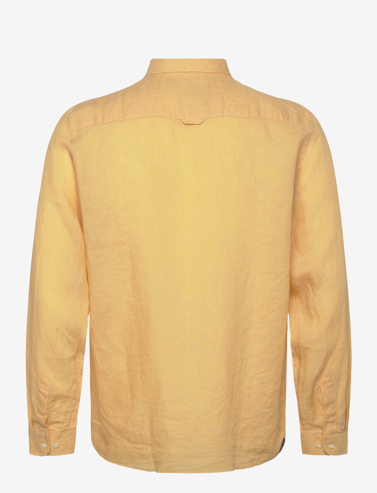 Morris - Douglas Linen Shirt-Classic Fit - hørskjorter - orange - 2