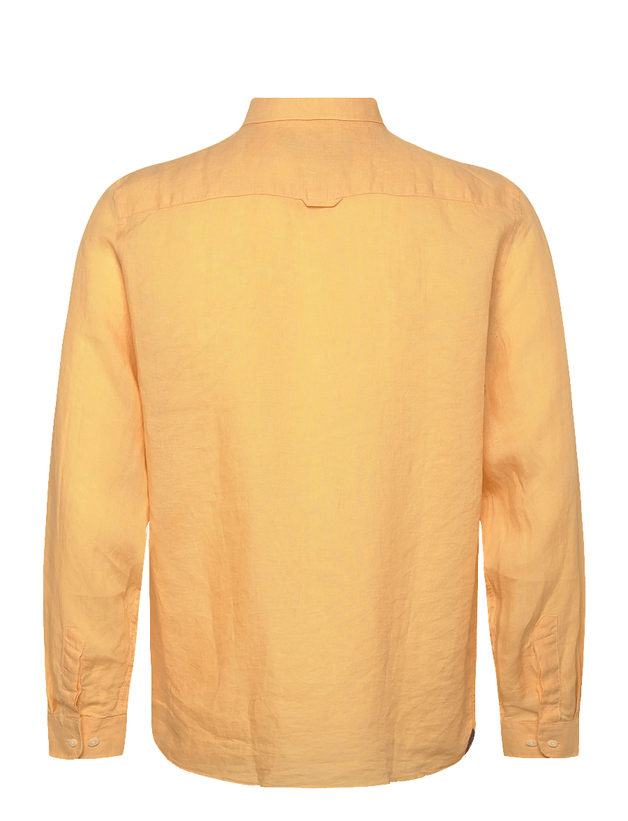 Morris - Douglas Linen Shirt-Classic Fit - leinenhemden - orange - 2