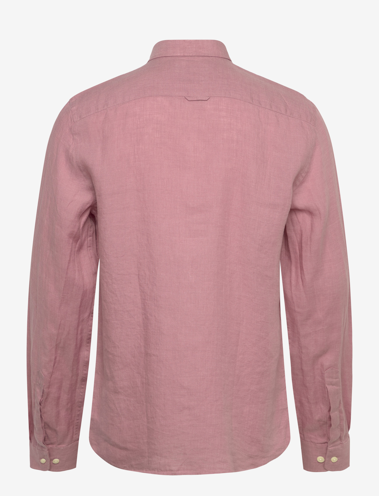 Morris - Douglas Linen Shirt-Classic Fit - hørskjorter - pink - 2