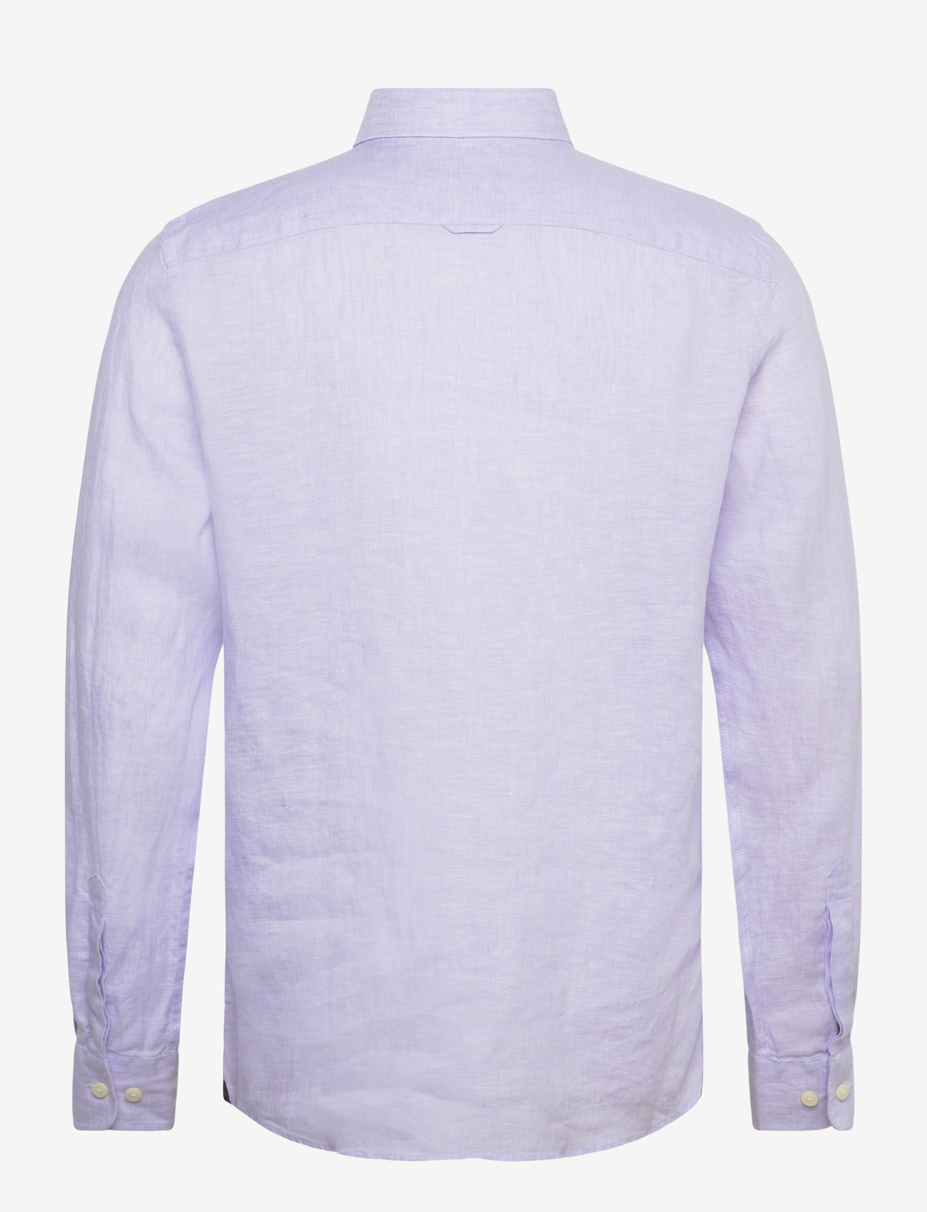 Morris - Douglas Linen Shirt-Classic Fit - hørskjorter - purple - 2