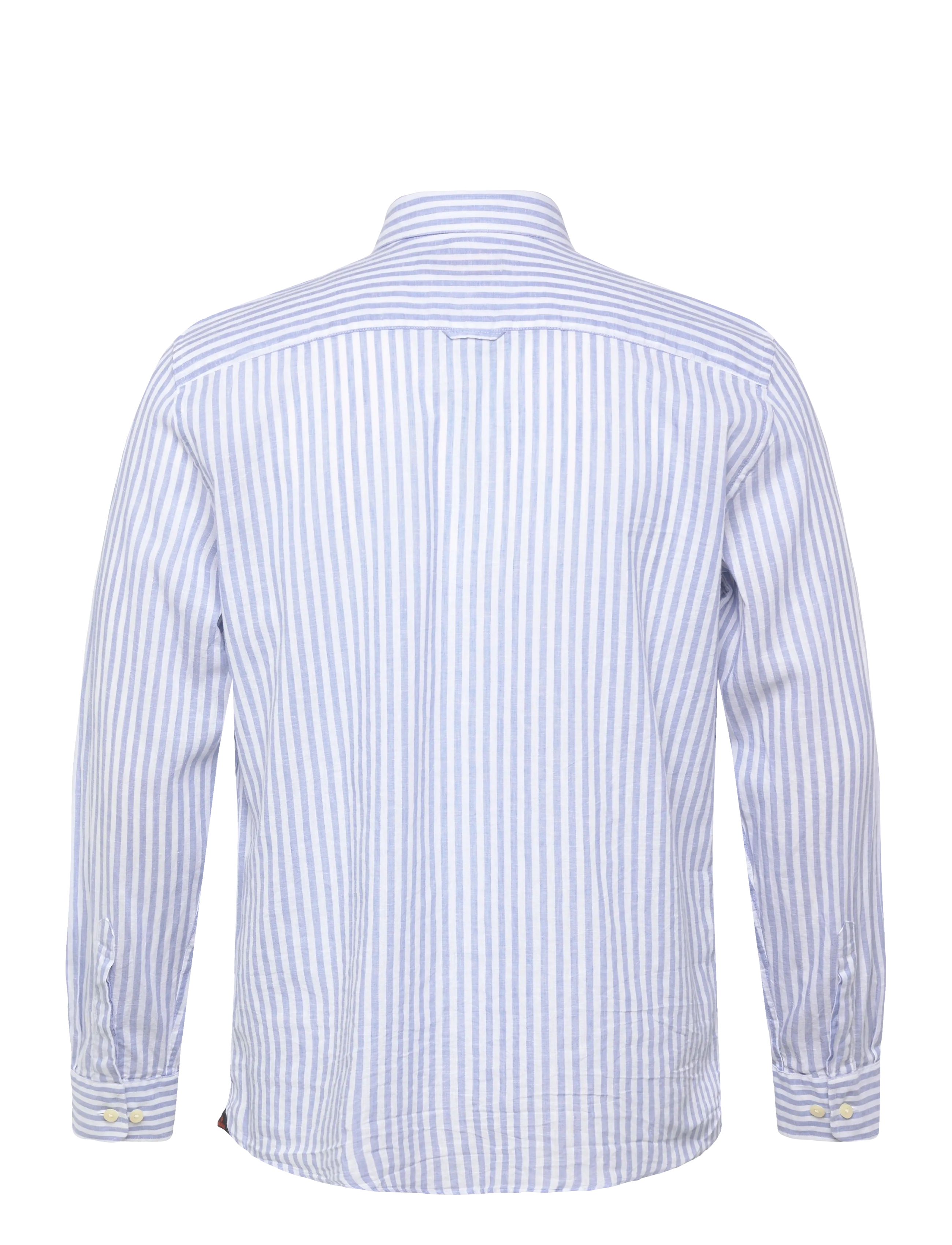 Morris - Douglas Linen Stripe Shirt-Classic Fit - stribede skjorter - light blue - 2