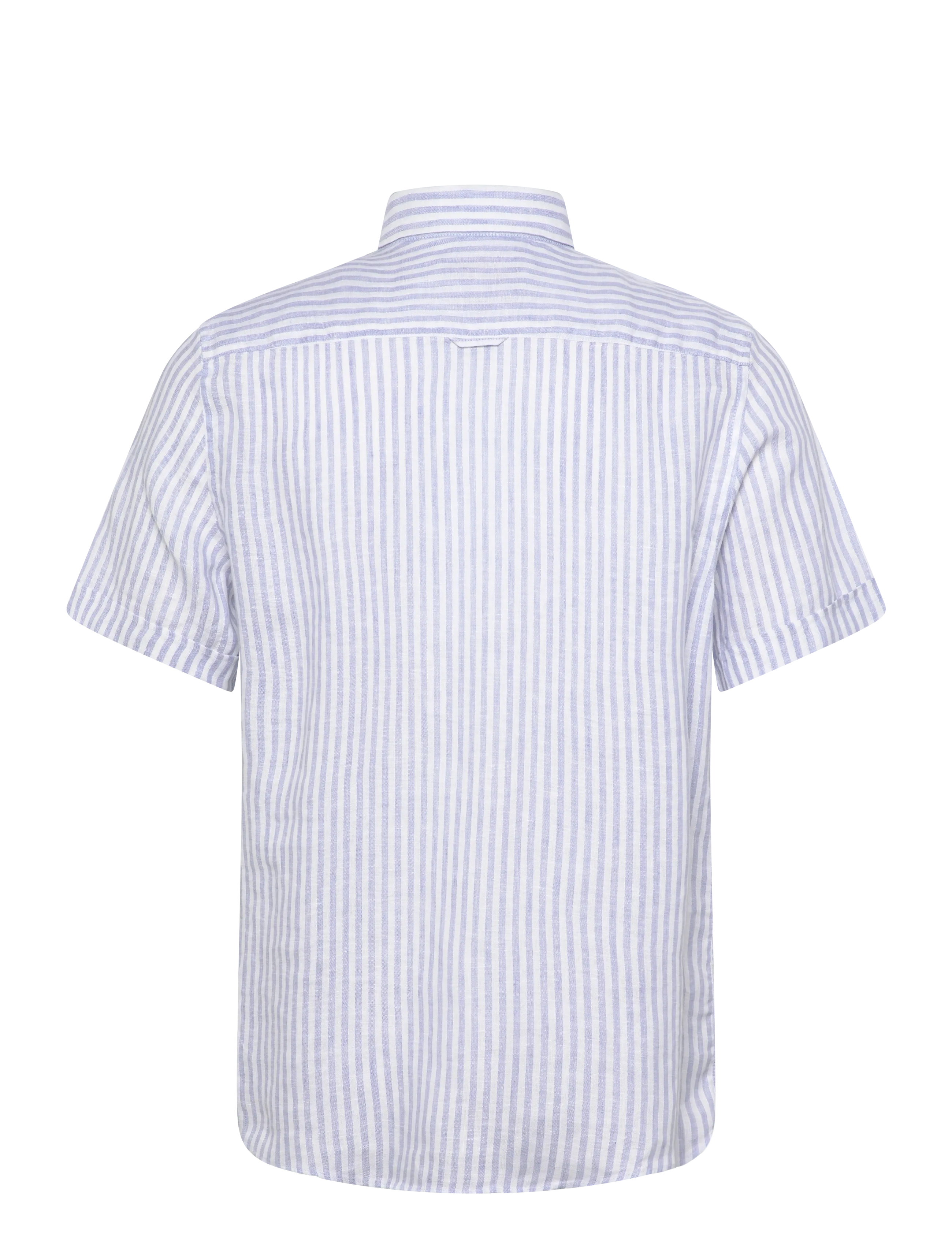Morris - Douglas Linen Shirt SS-Classic Fit - gestreifte hemden - light blue - 2