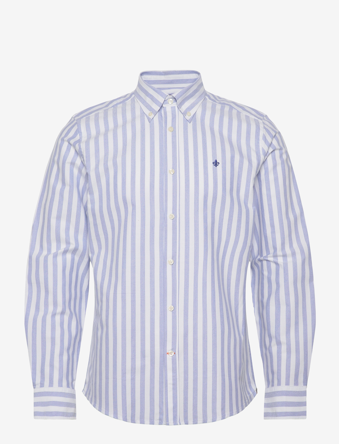 Morris - Douglas Oxford Stripe Shirt-Slim Fit - striped shirts - light blue - 1