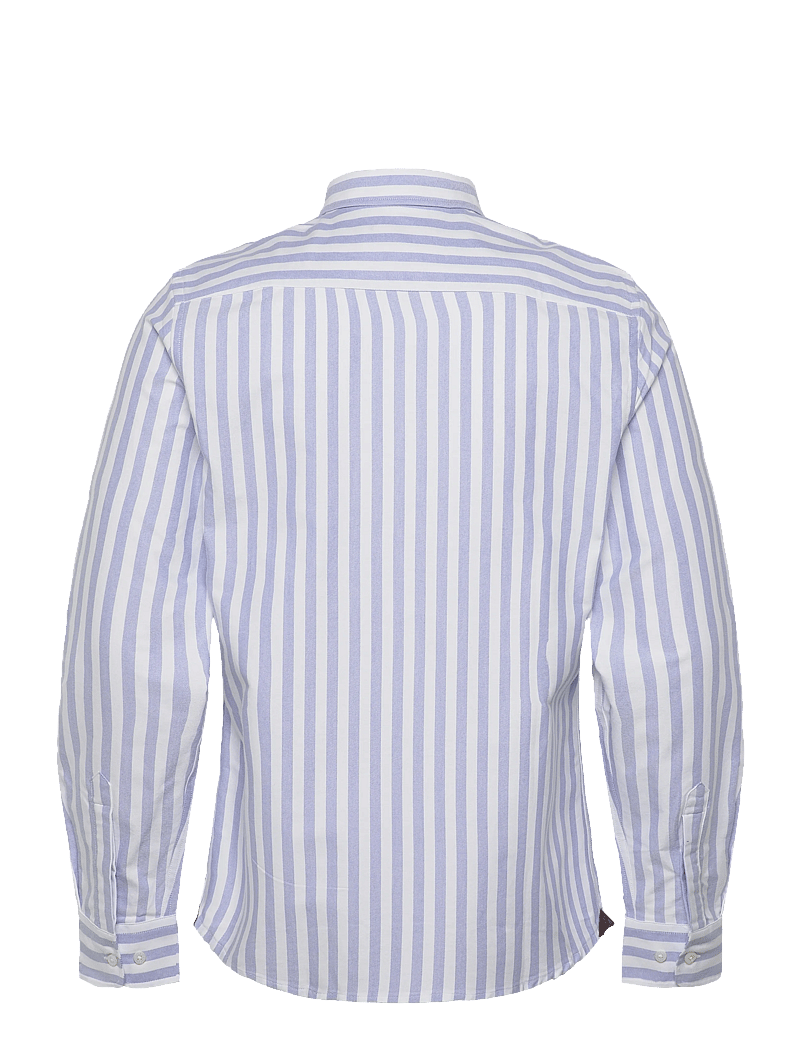 Morris - Douglas Oxford Stripe Shirt-Slim Fit - striped shirts - light blue - 2