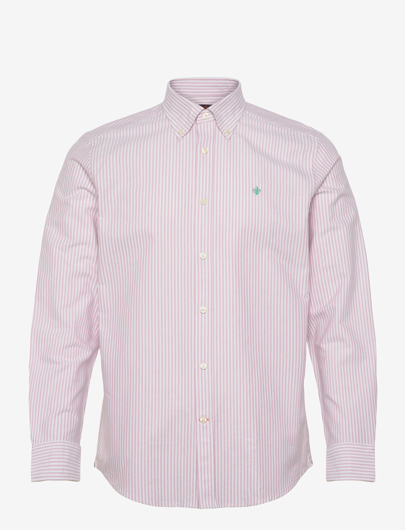 Morris - Douglas Oxford Stripe Shirt-Slim Fit - stribede skjorter - pink - 1
