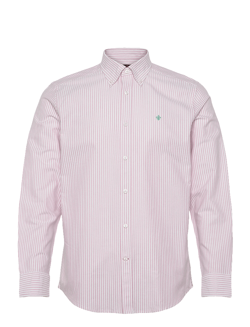 Morris - Douglas Oxford Stripe Shirt-Slim Fit - stribede skjorter - pink - 1