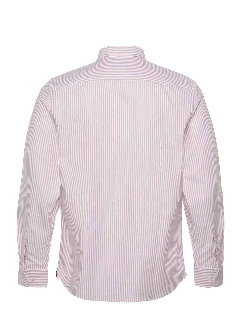 Morris - Douglas Oxford Stripe Shirt-Slim Fit - stribede skjorter - pink - 2