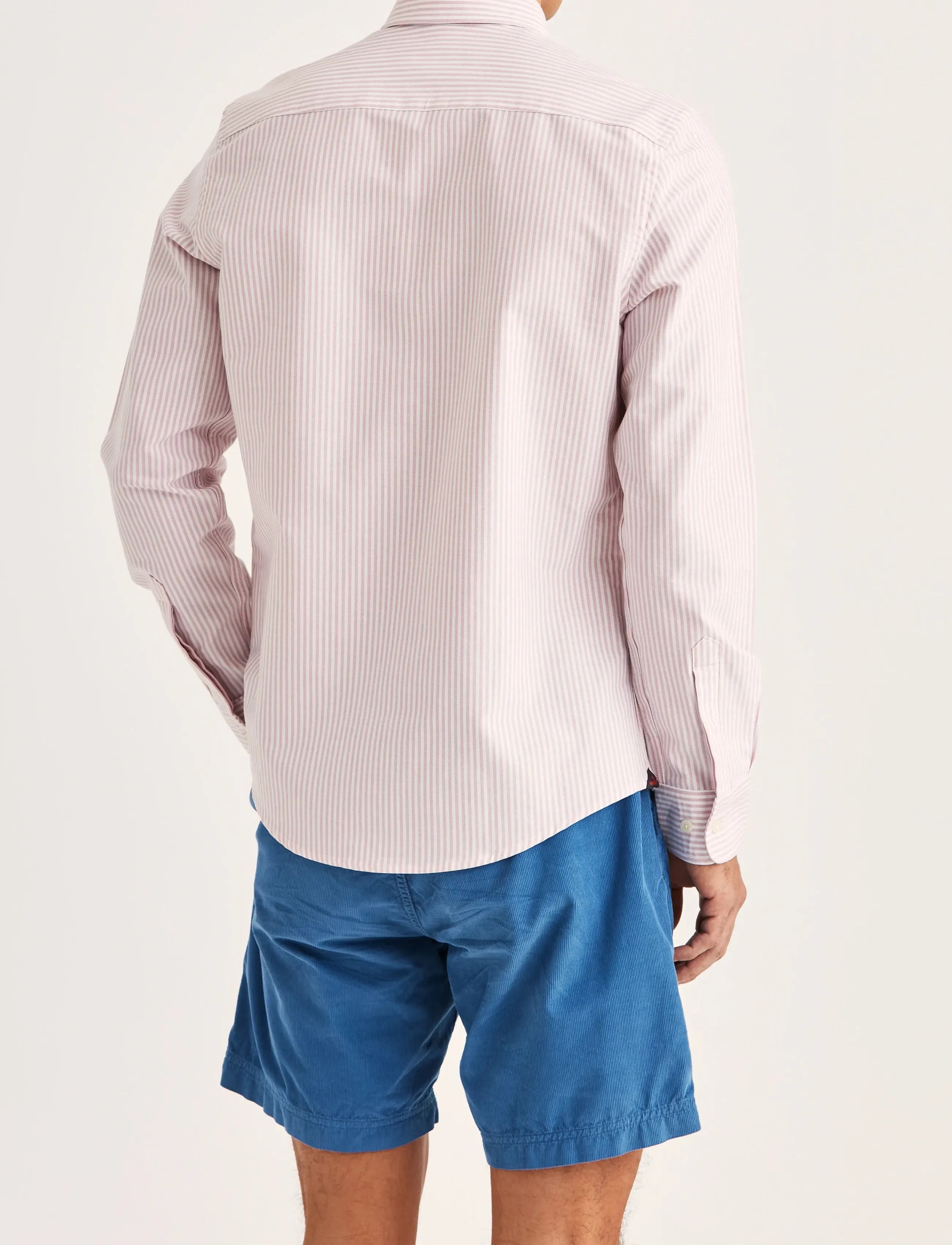 Morris - Douglas Oxford Stripe Shirt-Slim Fit - stribede skjorter - pink - 4