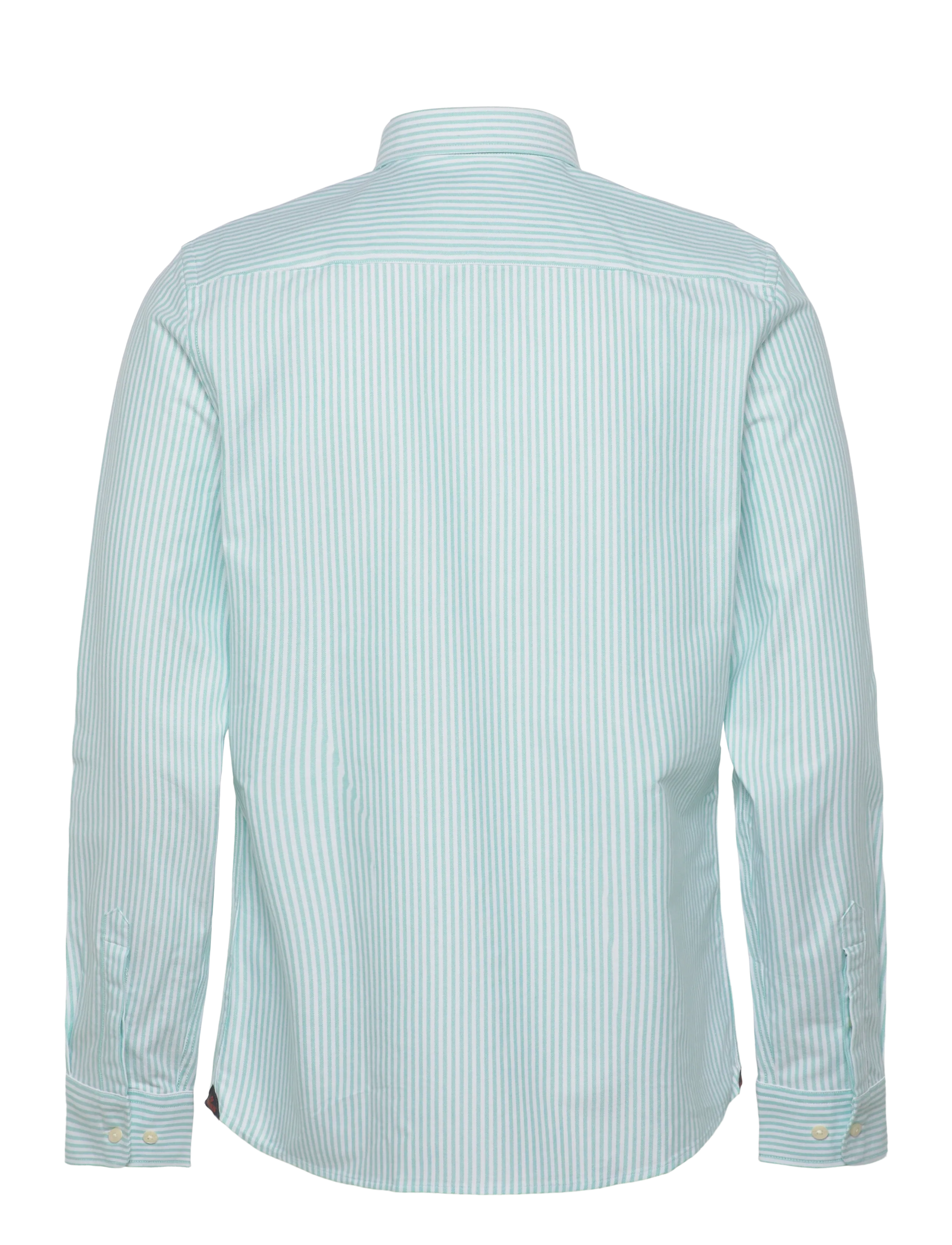 Morris - Douglas Oxford Stripe Shirt-Slim Fit - stribede skjorter - turquoise - 2